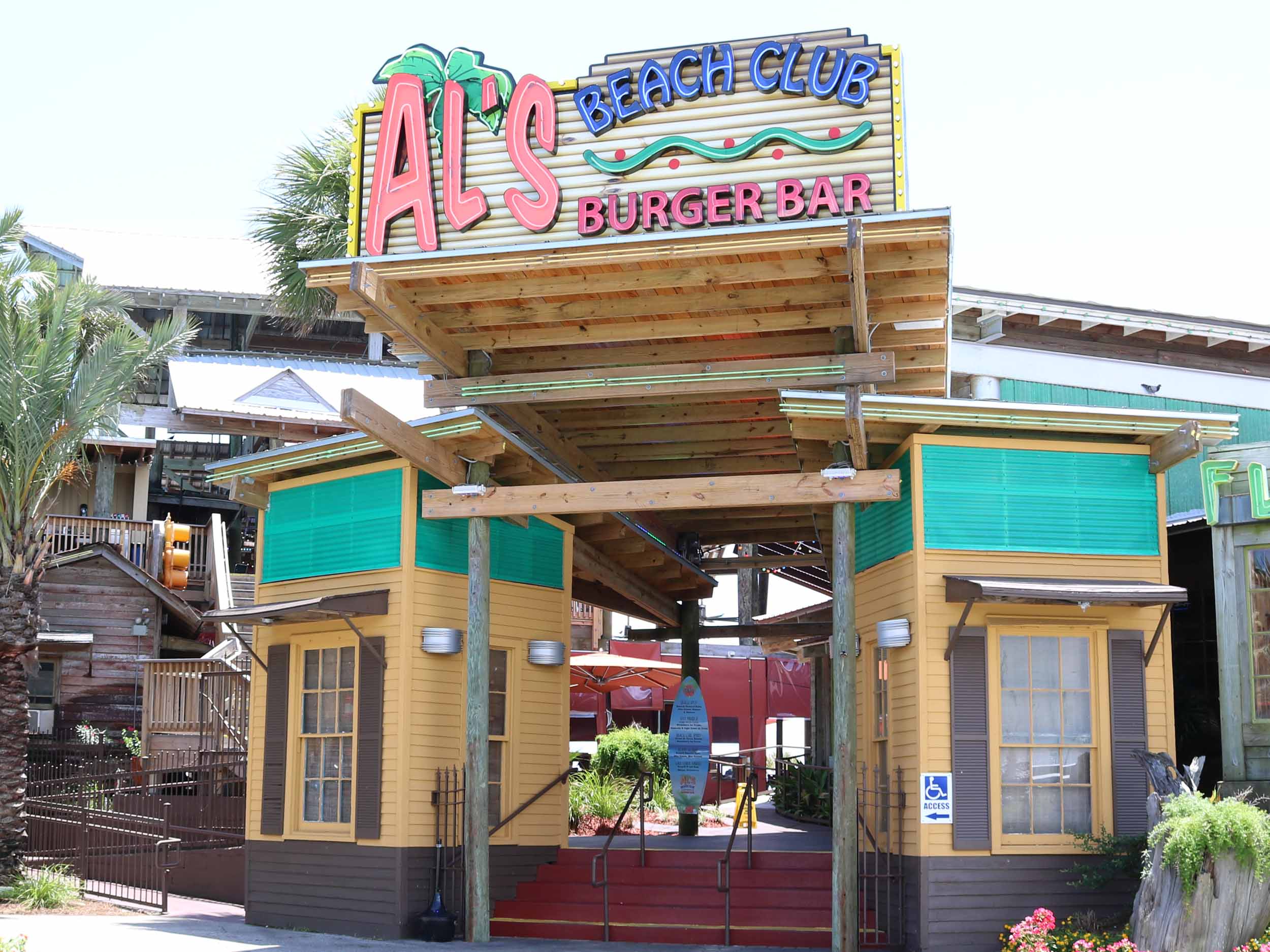 Al's Beach Club and Burger Bar Entrance