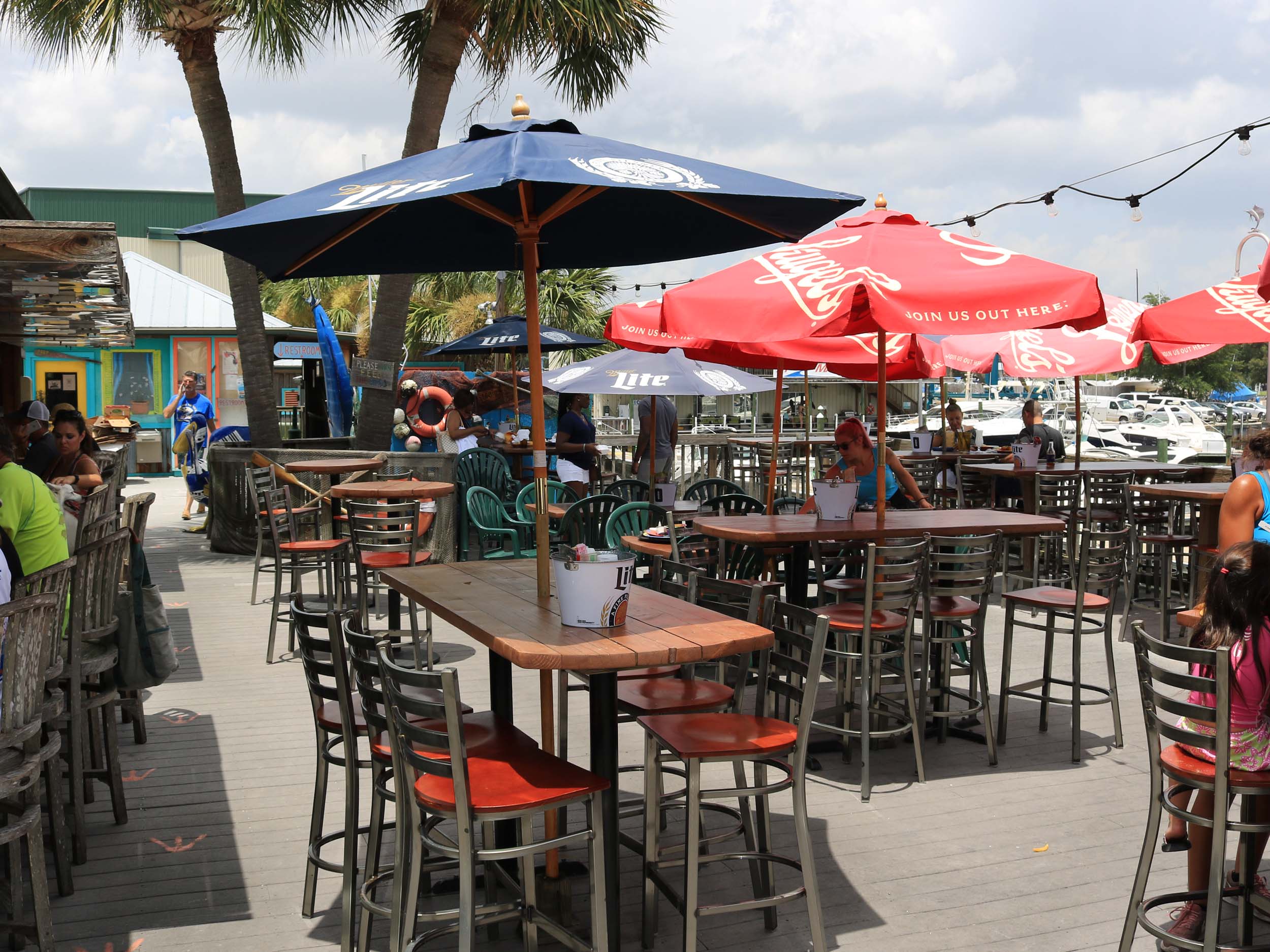 The Oar House Patio Area