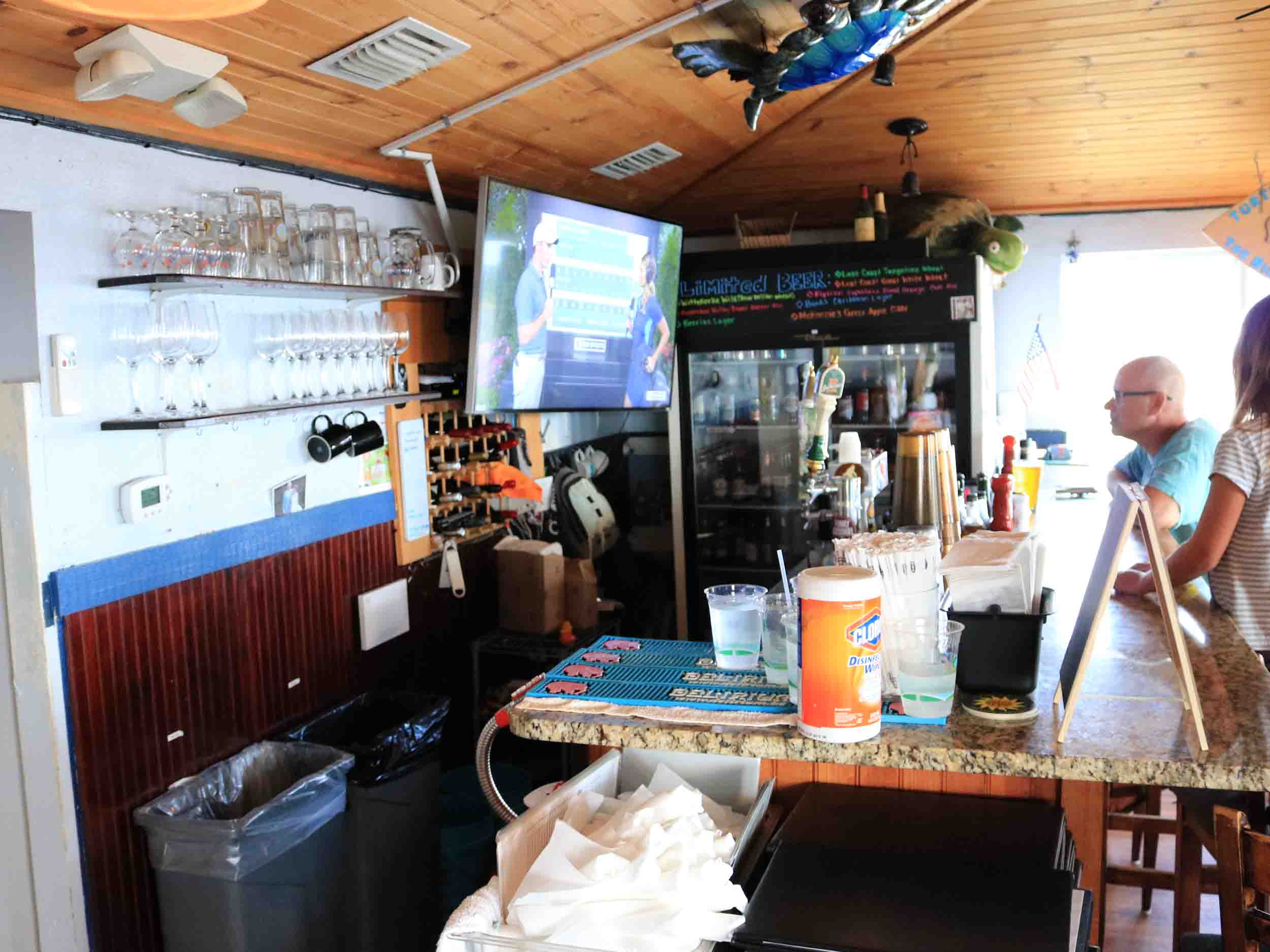 Turtle Shack Interior Bar