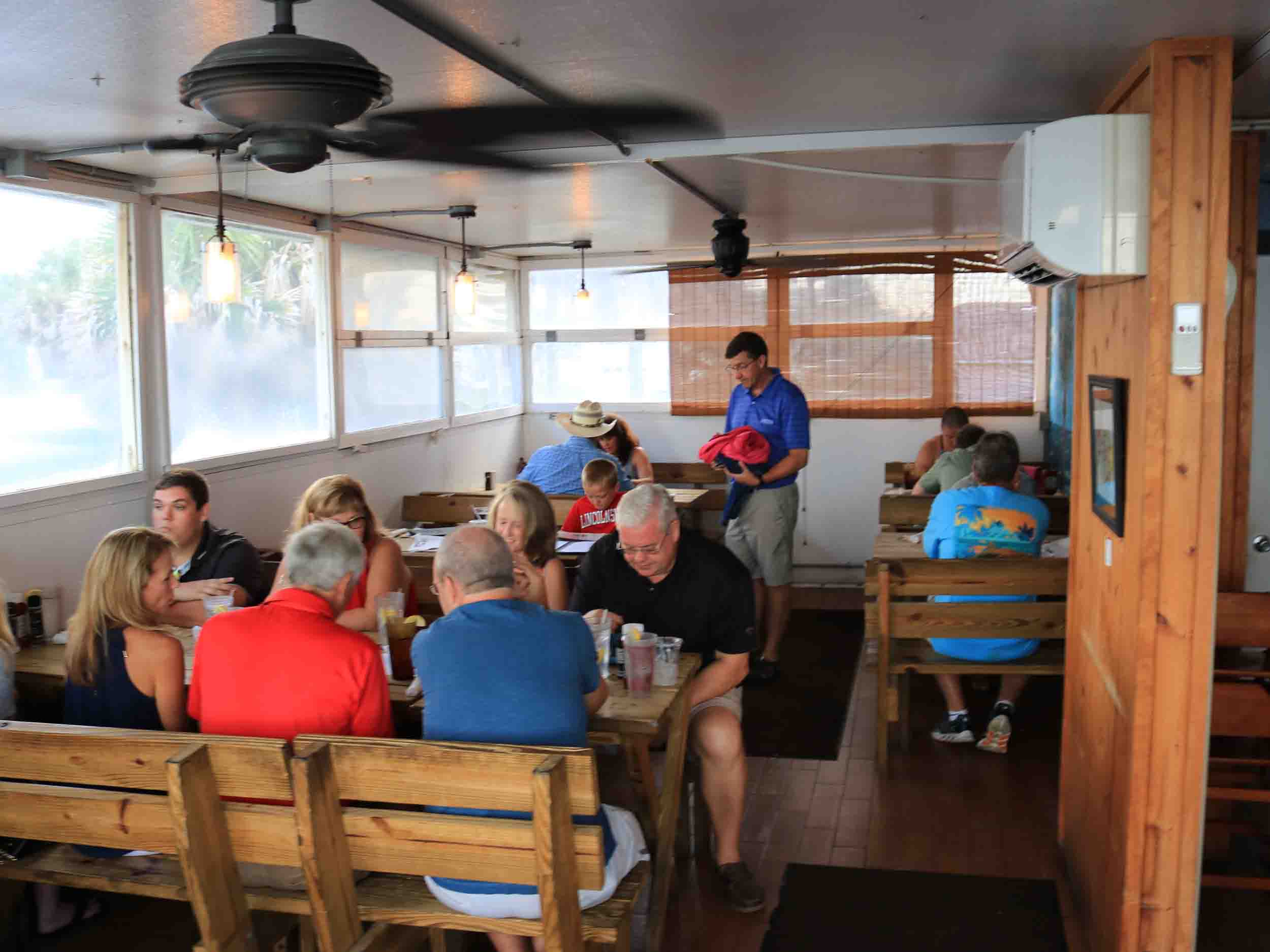 Turtle Shack Interior Seating Area