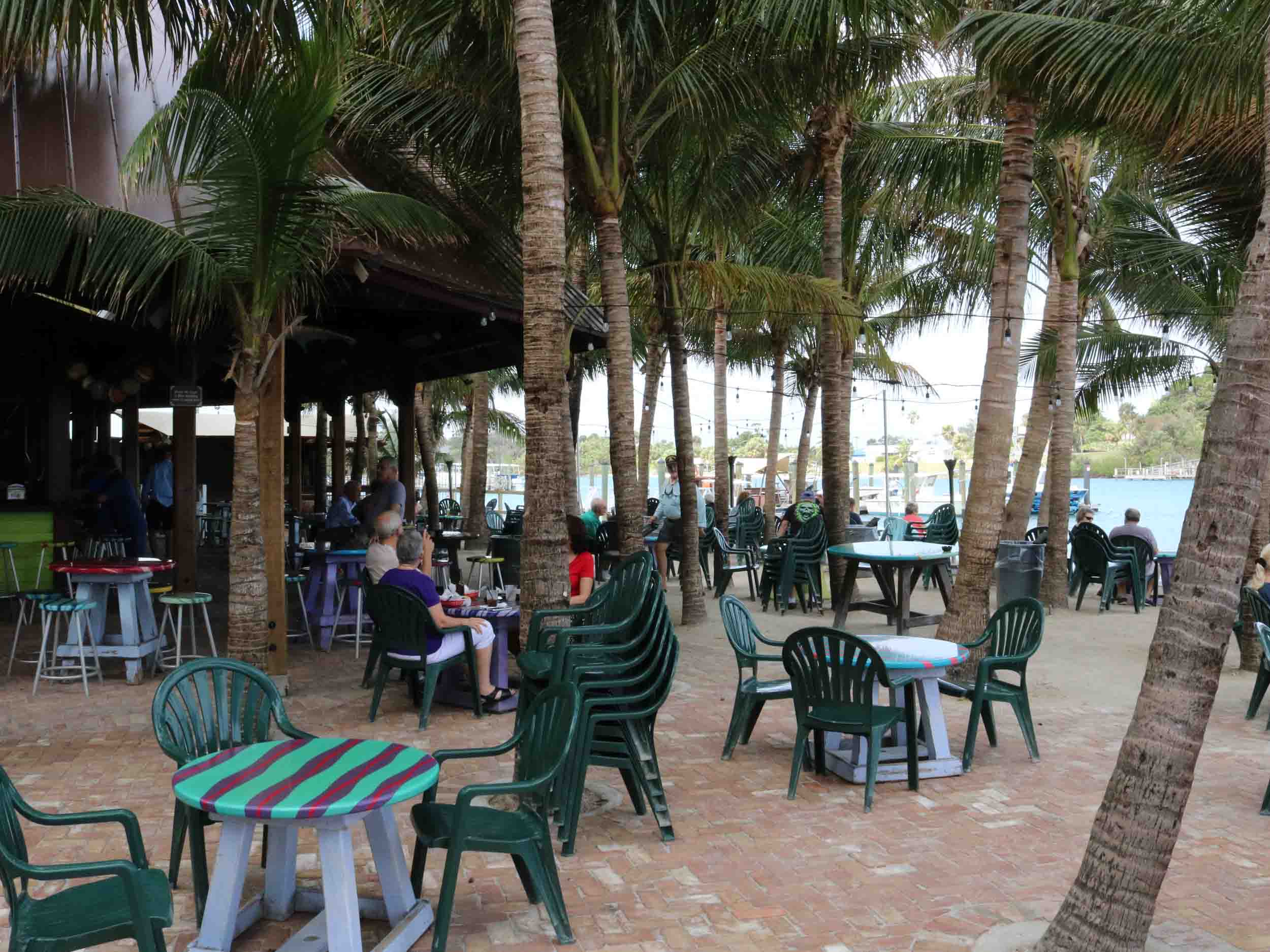 Square Grouper Bar and Seating Area