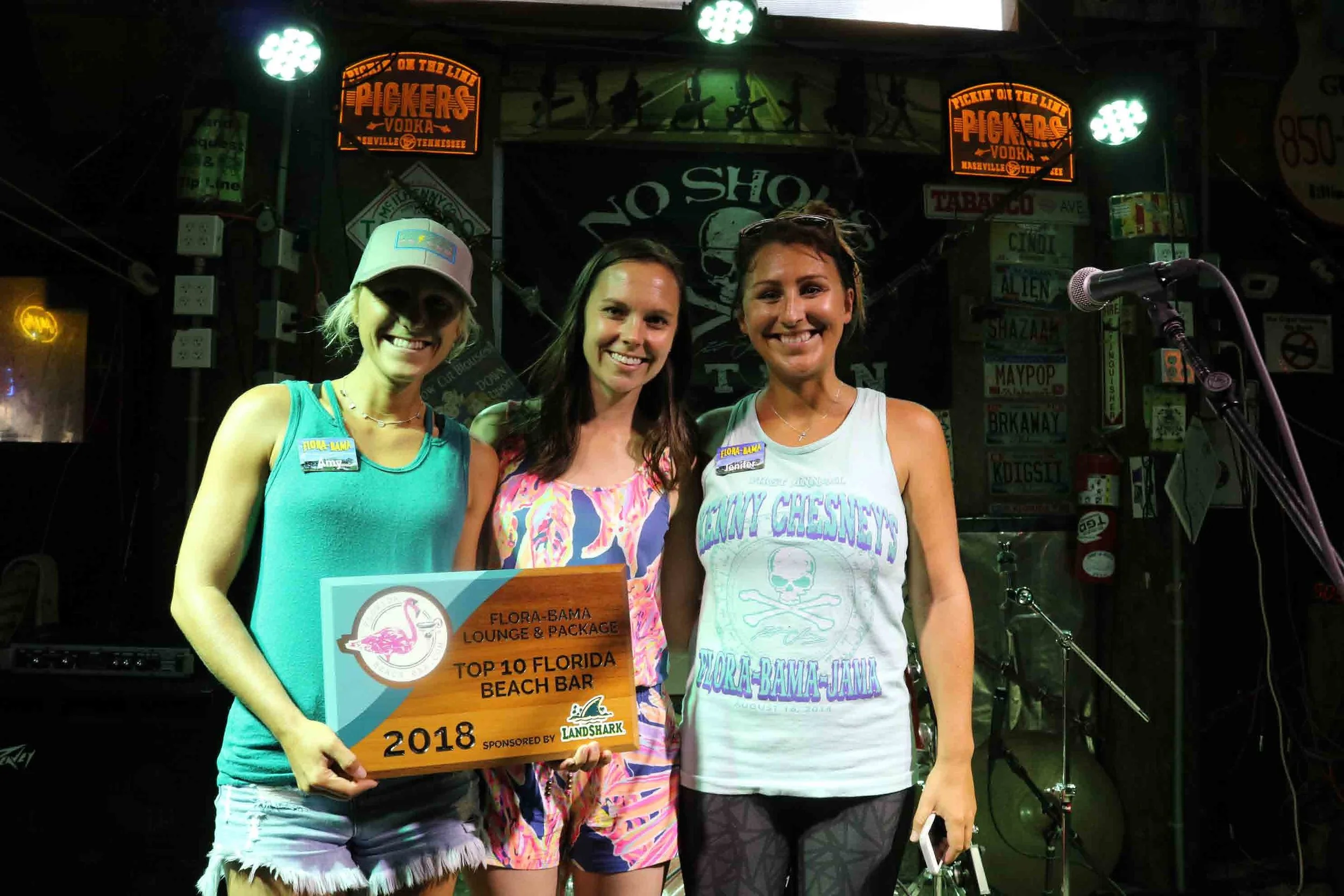 2018 Top Florida Beach Bar award party at Flora-Bama