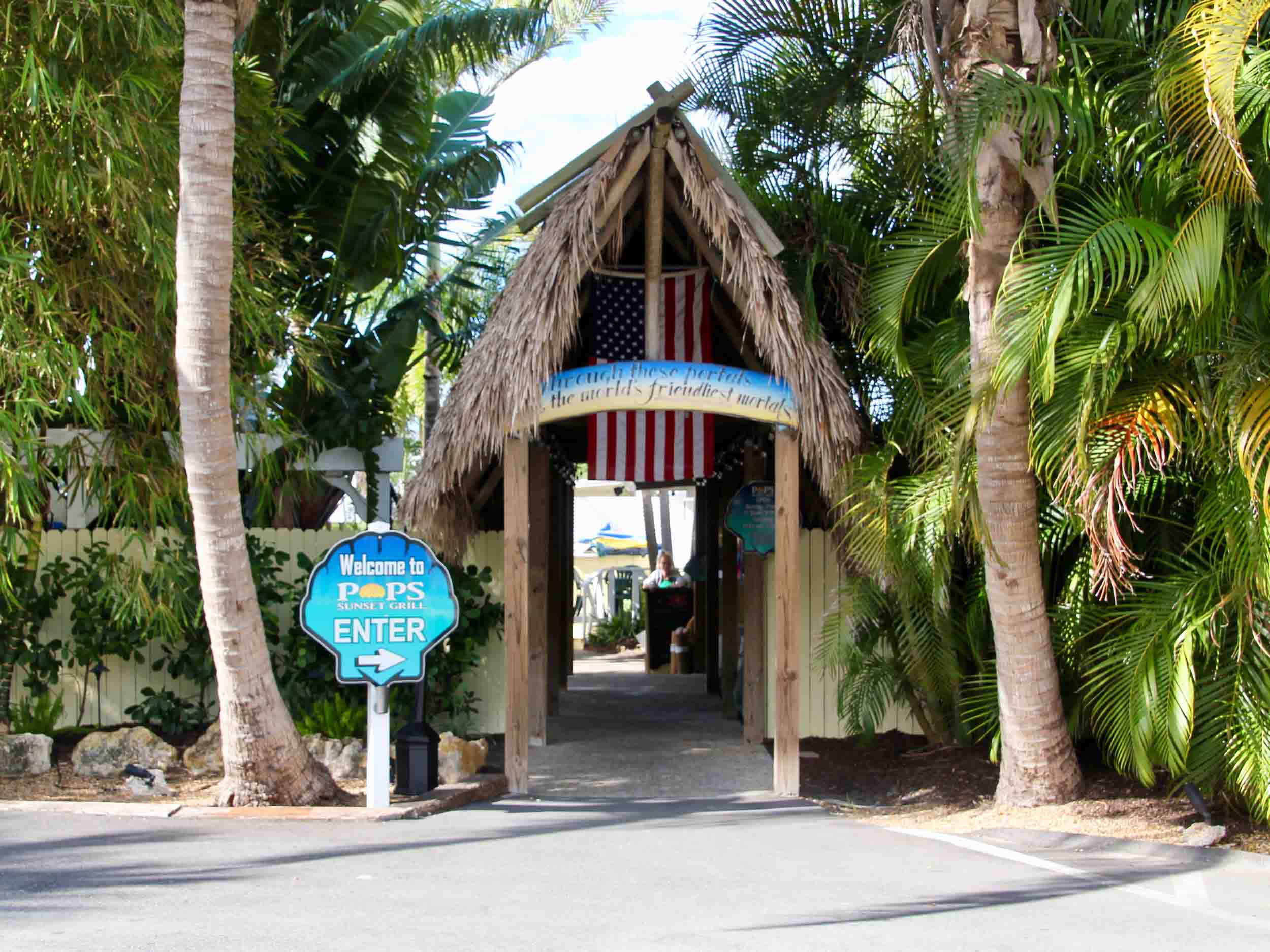 Pops Sunset Grill Entrance