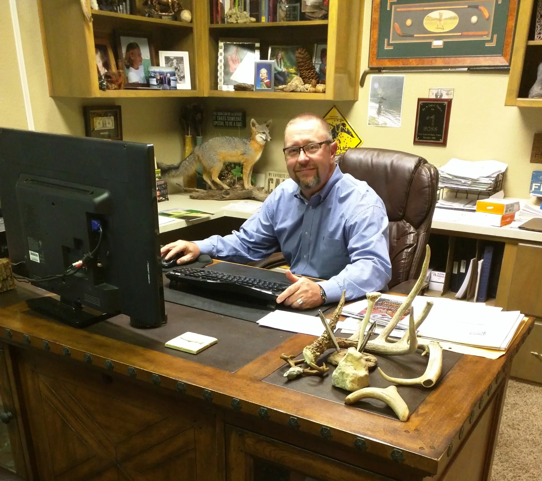  Shawn Shannon hard at work 