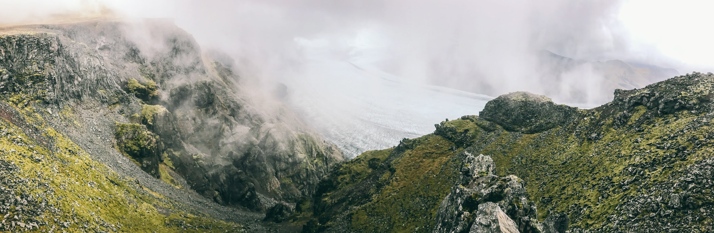 Hiking in Skaftafell National Park.