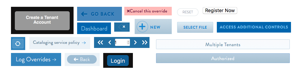 Cataloguing unique button styles in just one of our portals 🙈