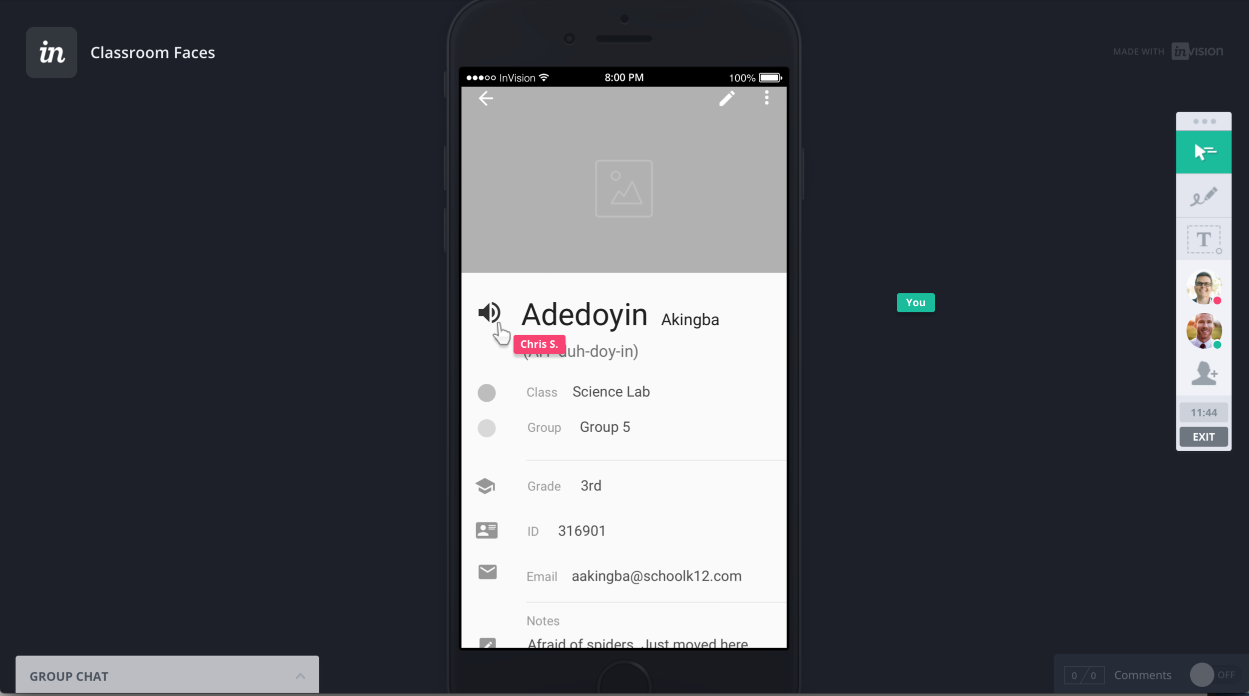 InVision LiveShare with a tester. We were running three devices, the LiveShare + a Hangout, AND IT ALL WORKED FLAWLESSLY. &nbsp;