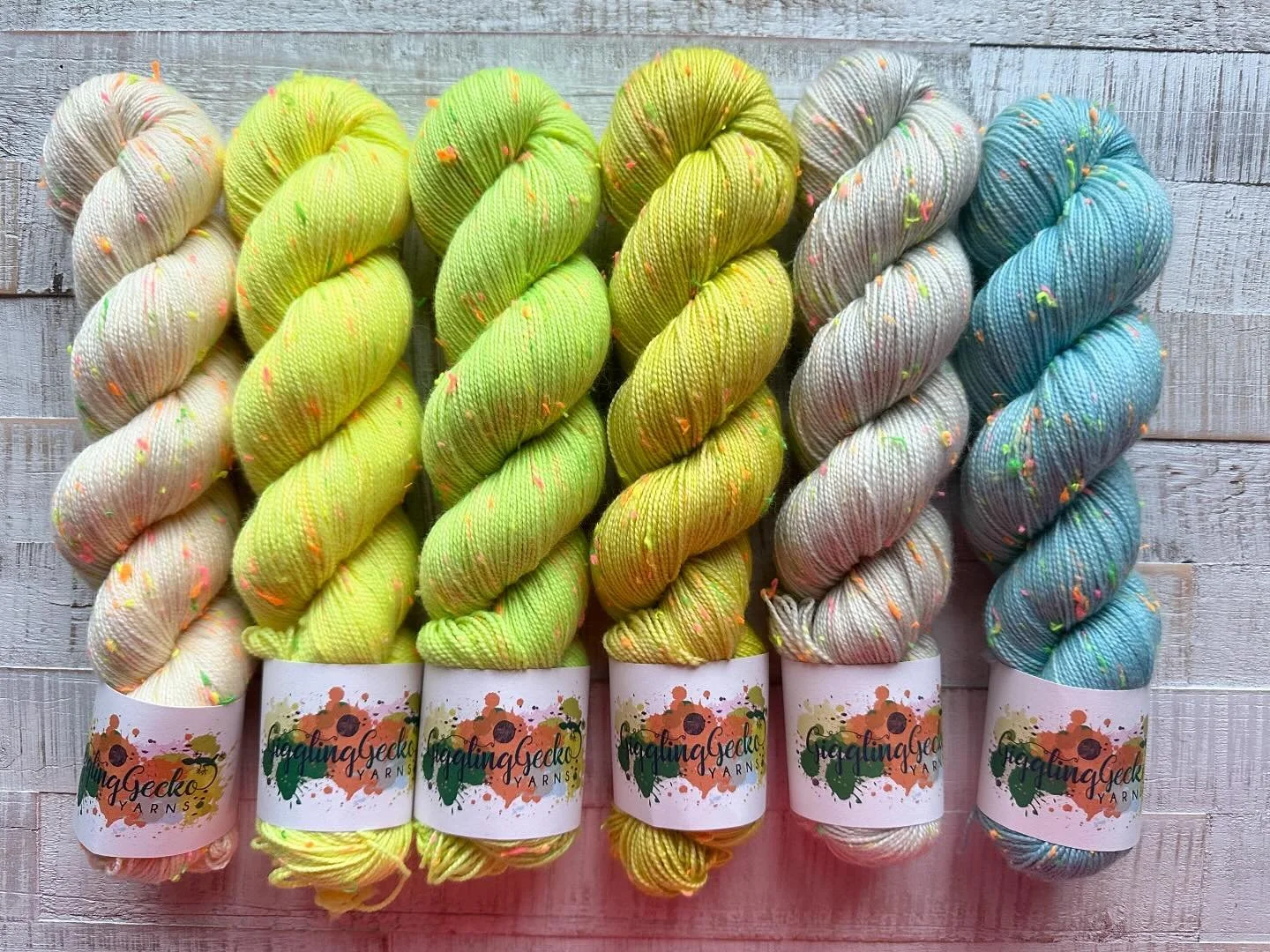 NeoNep - Almost sold out so I am waiting for the next batch to dye up some moodier colors if neons &amp; brights are not your thing. (If you have any suggestions of colors you want to see, let me know!). 

Meanwhile for those who love neons &amp; bri