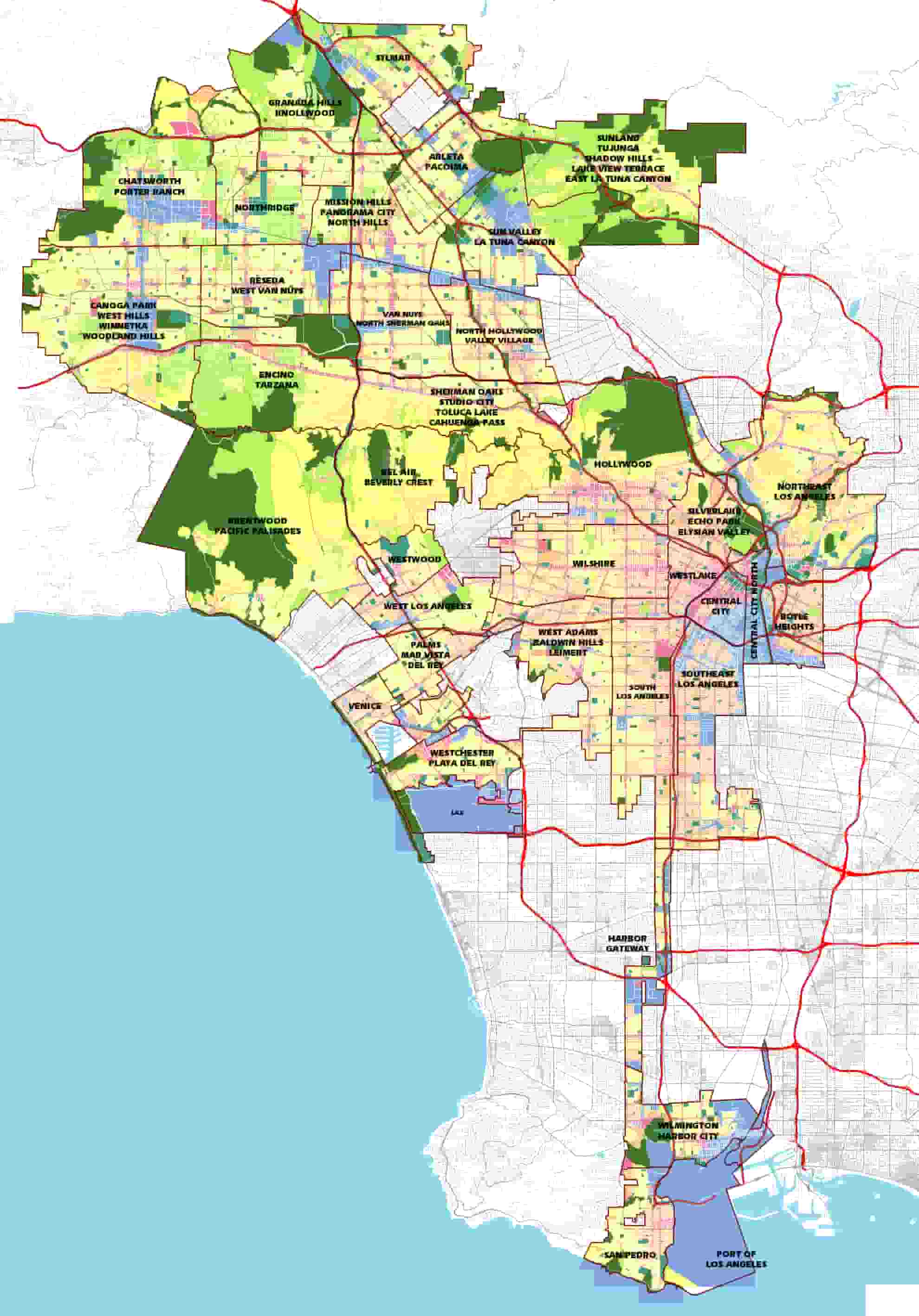 Zoning Map of Los Angeles County