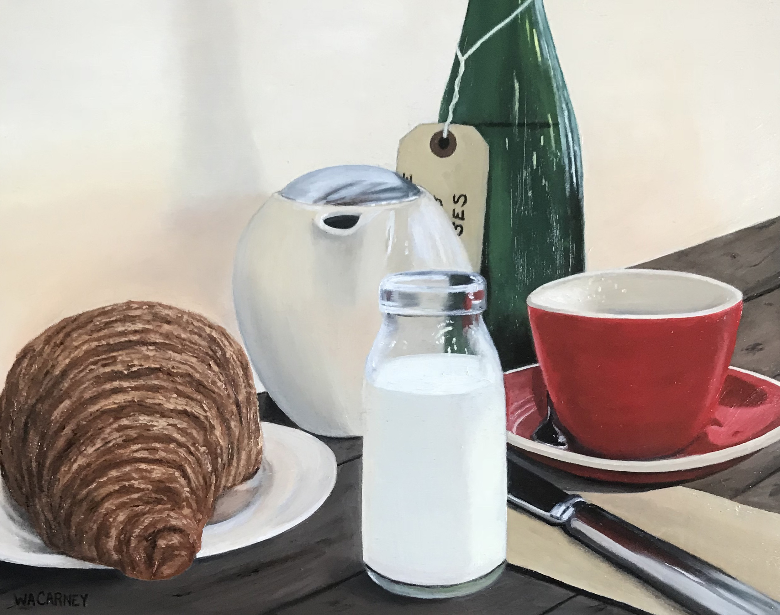 GOOD MORNING 11” x 14” Oil on panel