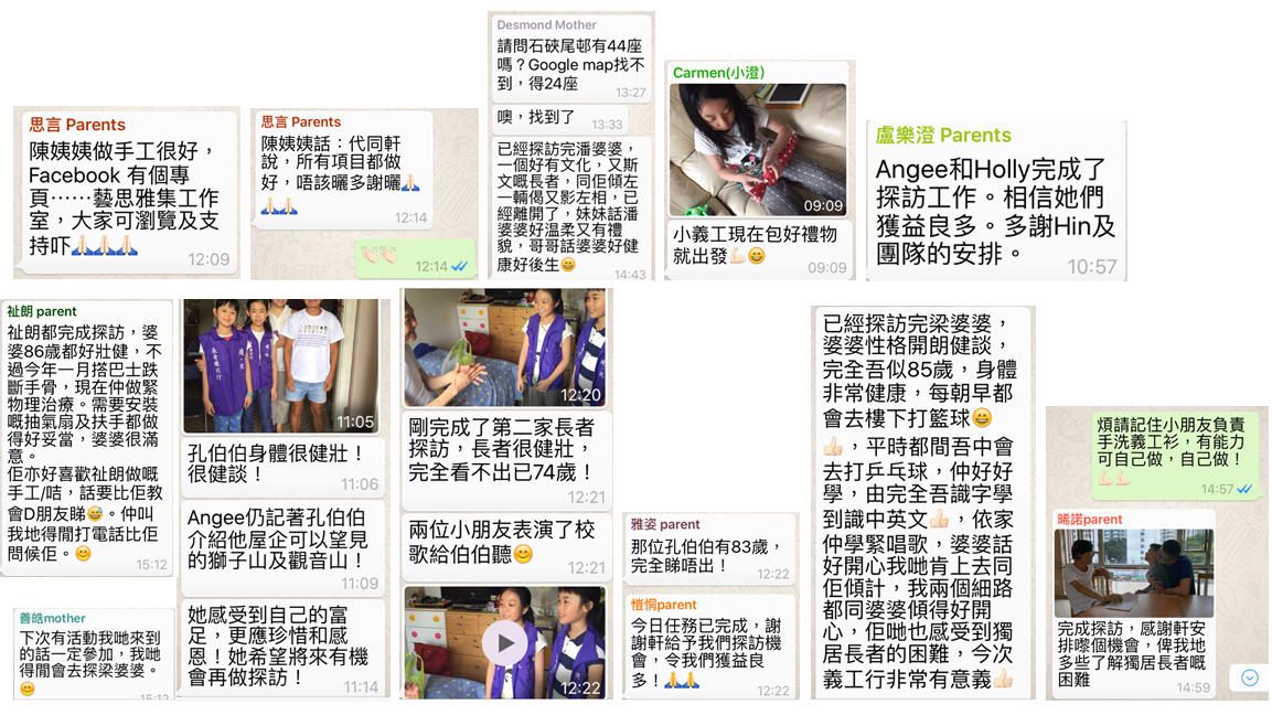 Feedbacks from Parents after the inspection and caring works!
