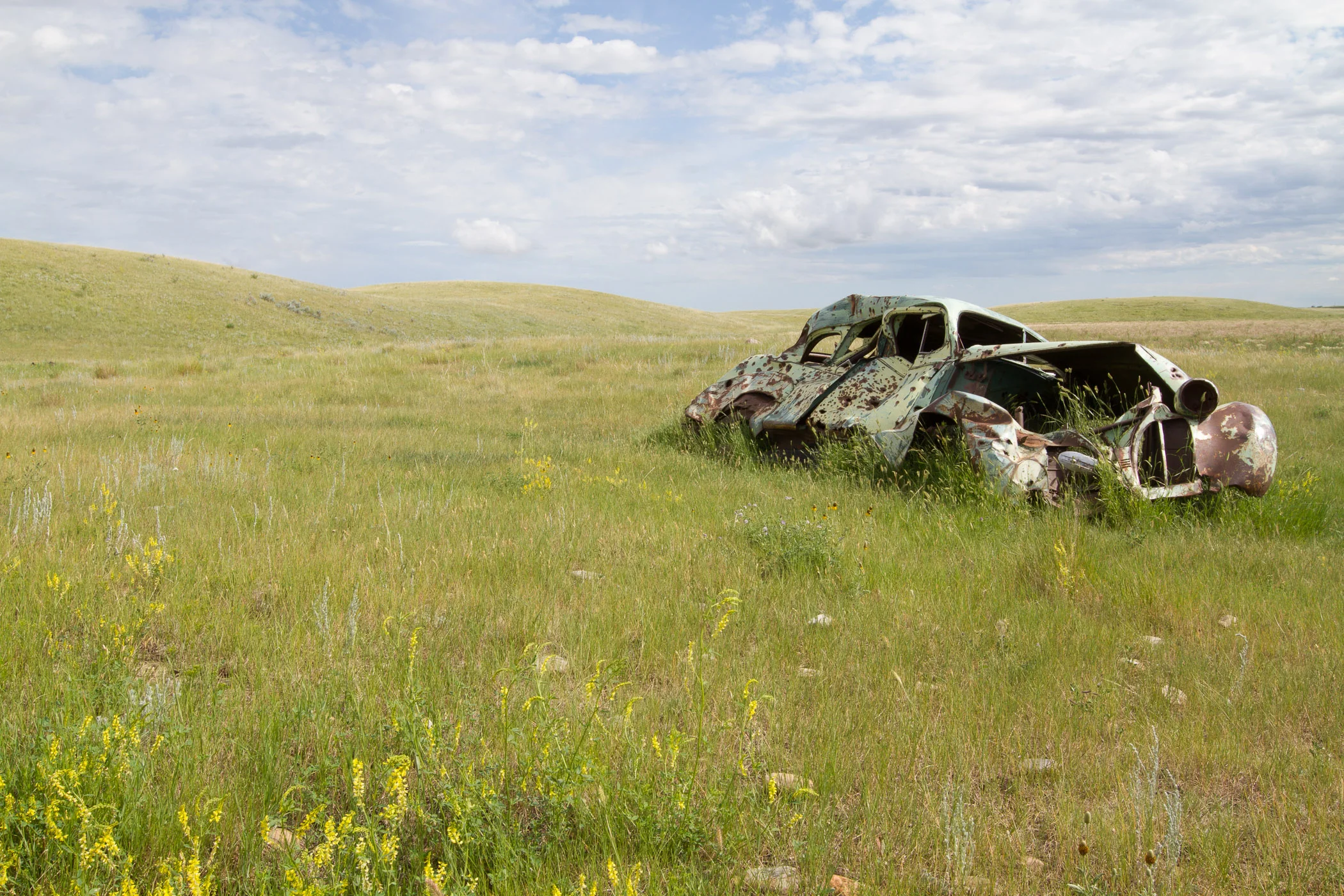 Car - Grasslands NP Canada