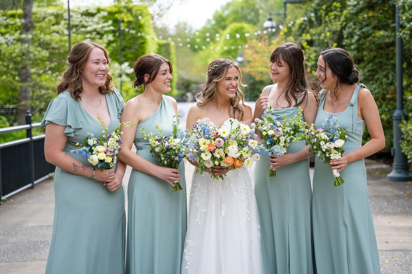 This bridal party &gt;&gt;&gt; 

My biggest piece of advice for when your choosing who you want to be in your bridal party, whether you want a large or small one- choose people who have been in your corner. Doesn&rsquo;t matter if you&rsquo;ve known 