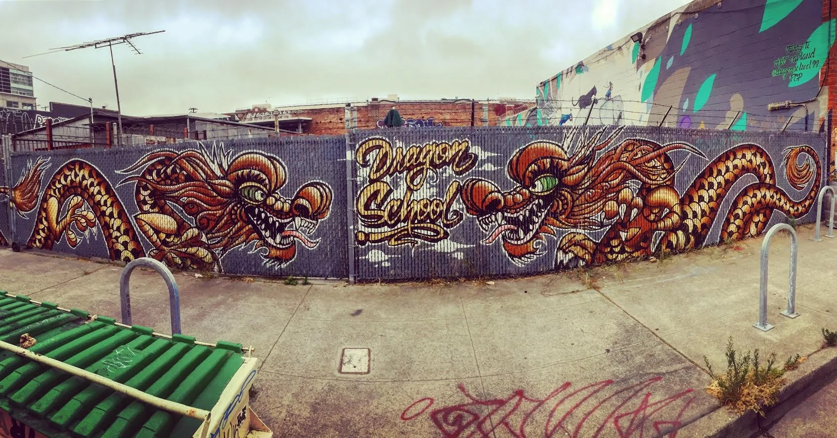 Chinese Dragon Graffiti