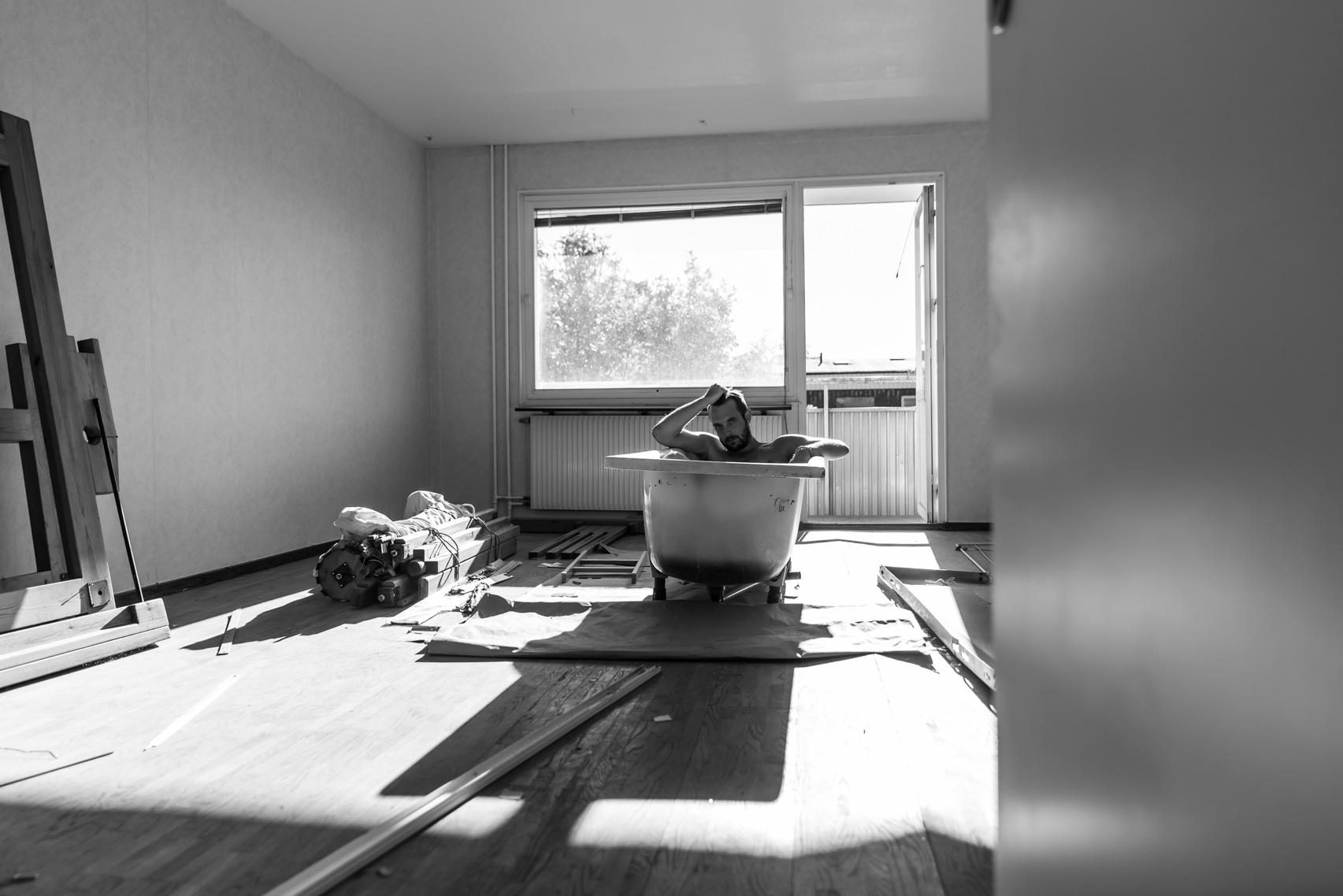 Avslutade med ett bad vilket va rätt gött. Bild: Josefin Landhagen