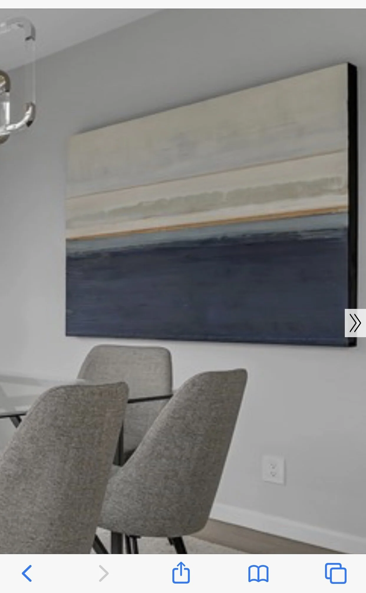 Painting featured in Mill Valley home