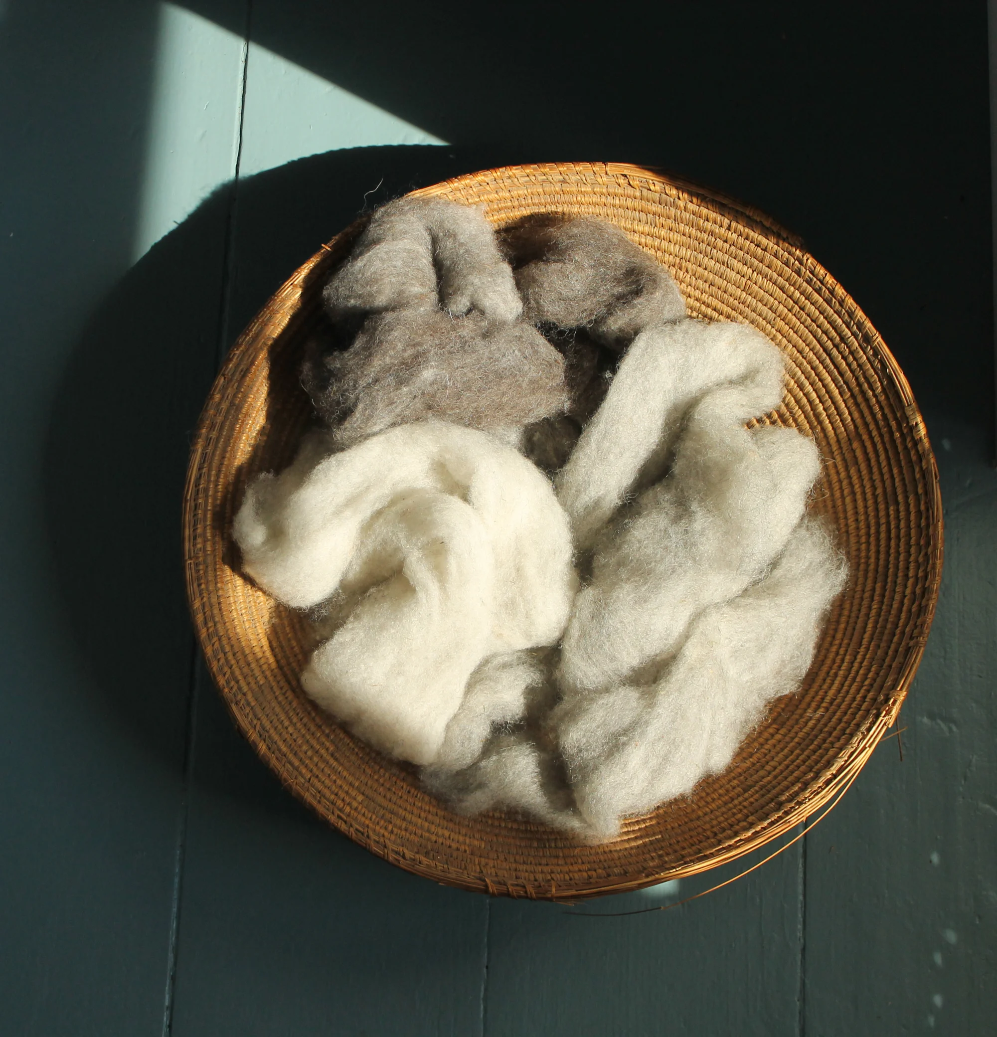 Shades of Grey Shetland Roving