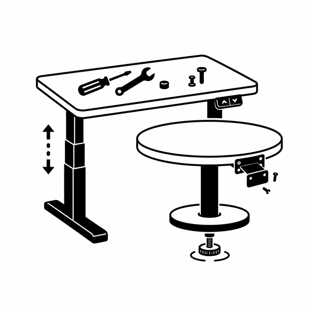DESKS AND TABLES
