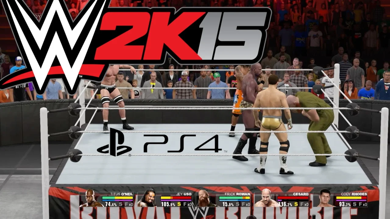 WWE 2K15 GAMEPLAY PS4 - Royal Rumble - Big Show