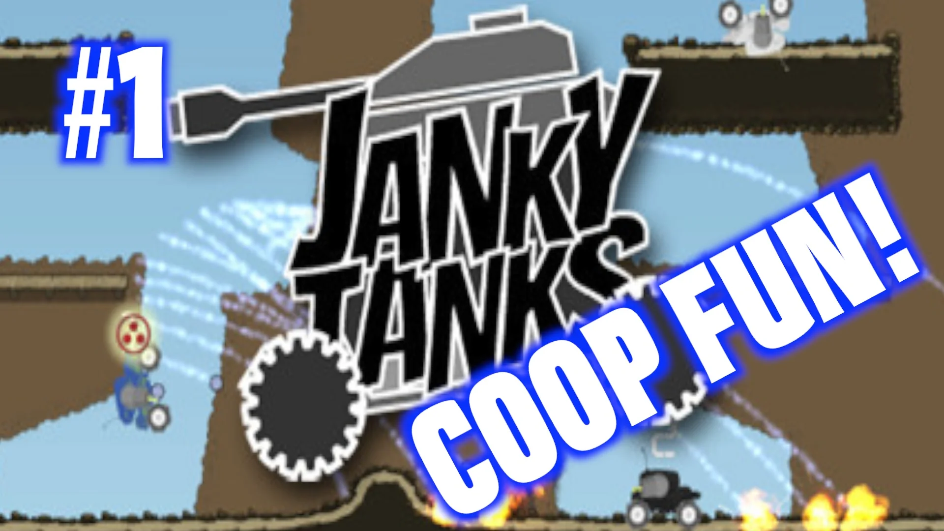 Let's Play Janky Tanks - Smash Bro's with TANKS!
