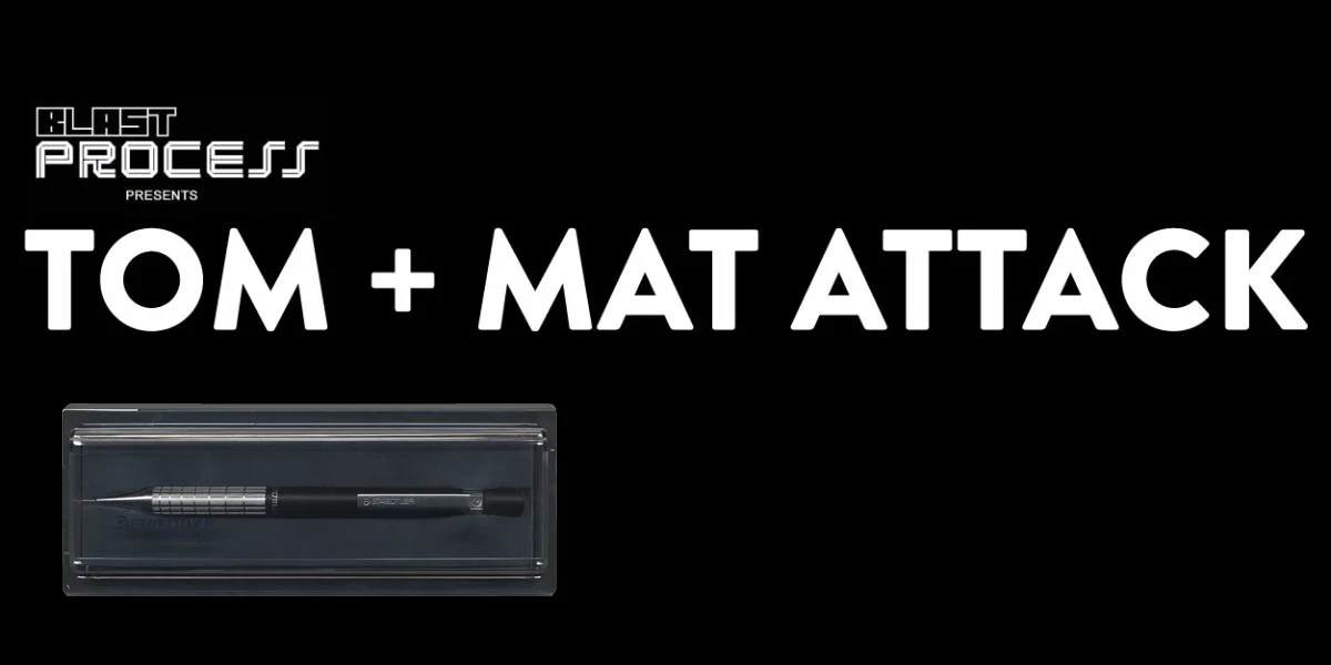 Tom + Mat Attack 090 – Complete in Box Mechanical Pencils!
