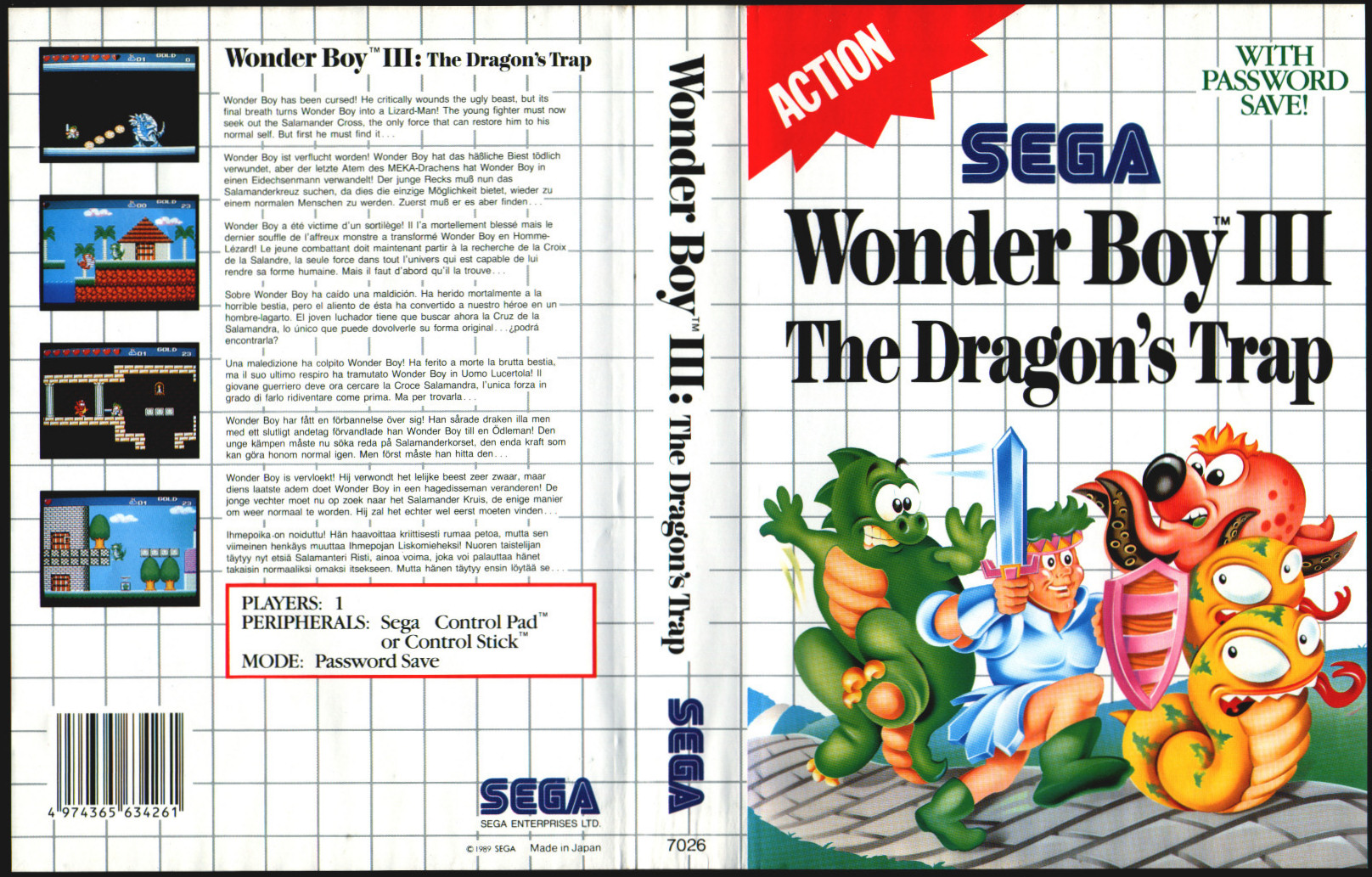 Wonder Boy 3: The Dragon’s Trap Gets a Remake