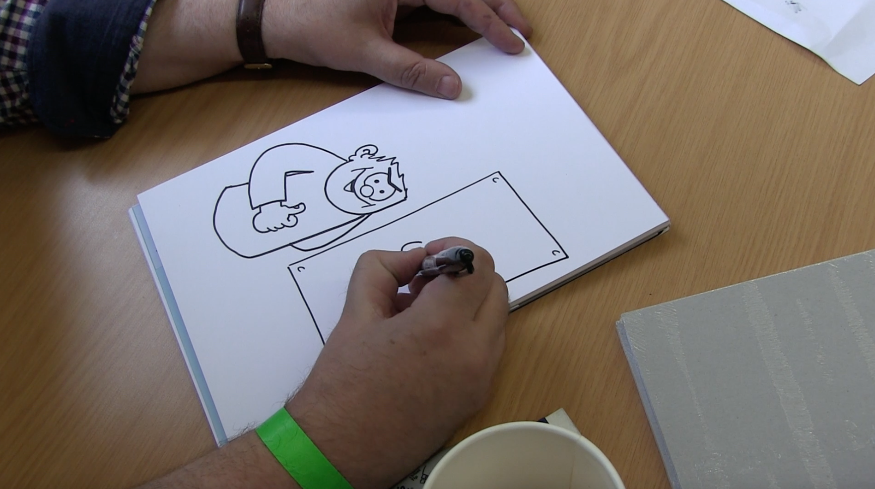 Nigel Parkinson draws Dennis the Menace! - Manchester Comics and Reading Festival 2018