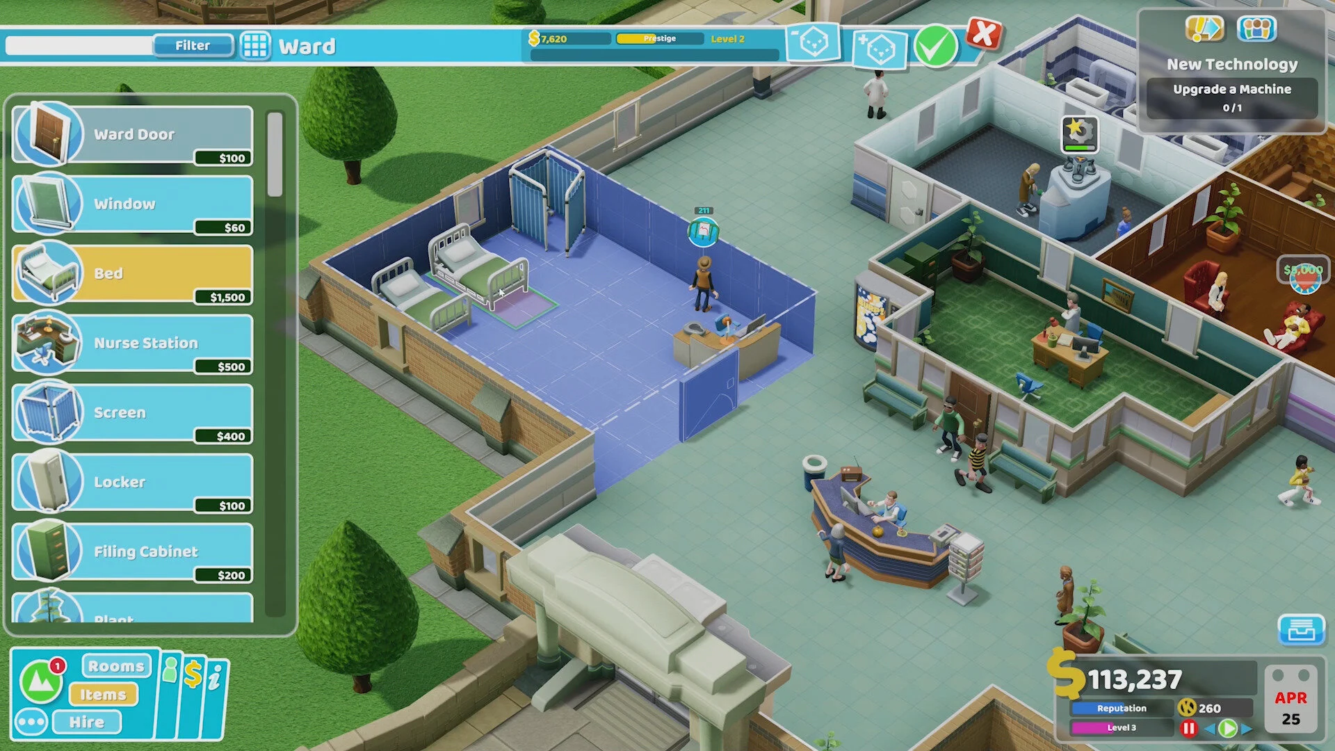 Tom Plays Two Point Hospital (PS4)