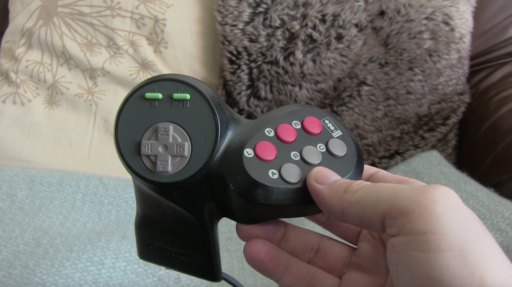 ASCII Soldier Pad for Panasonic 3DO - Perfect for Super Street Fighter 2 Turbo!