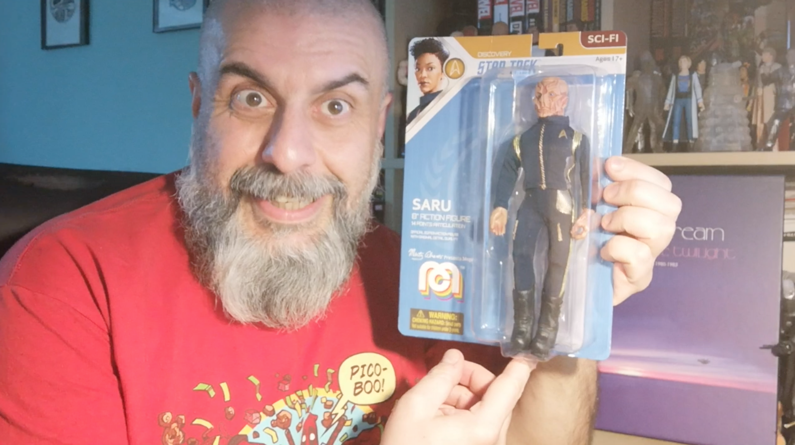 New Star Trek Discovery Mego - Saru Unboxing! | Bruno's Boxes