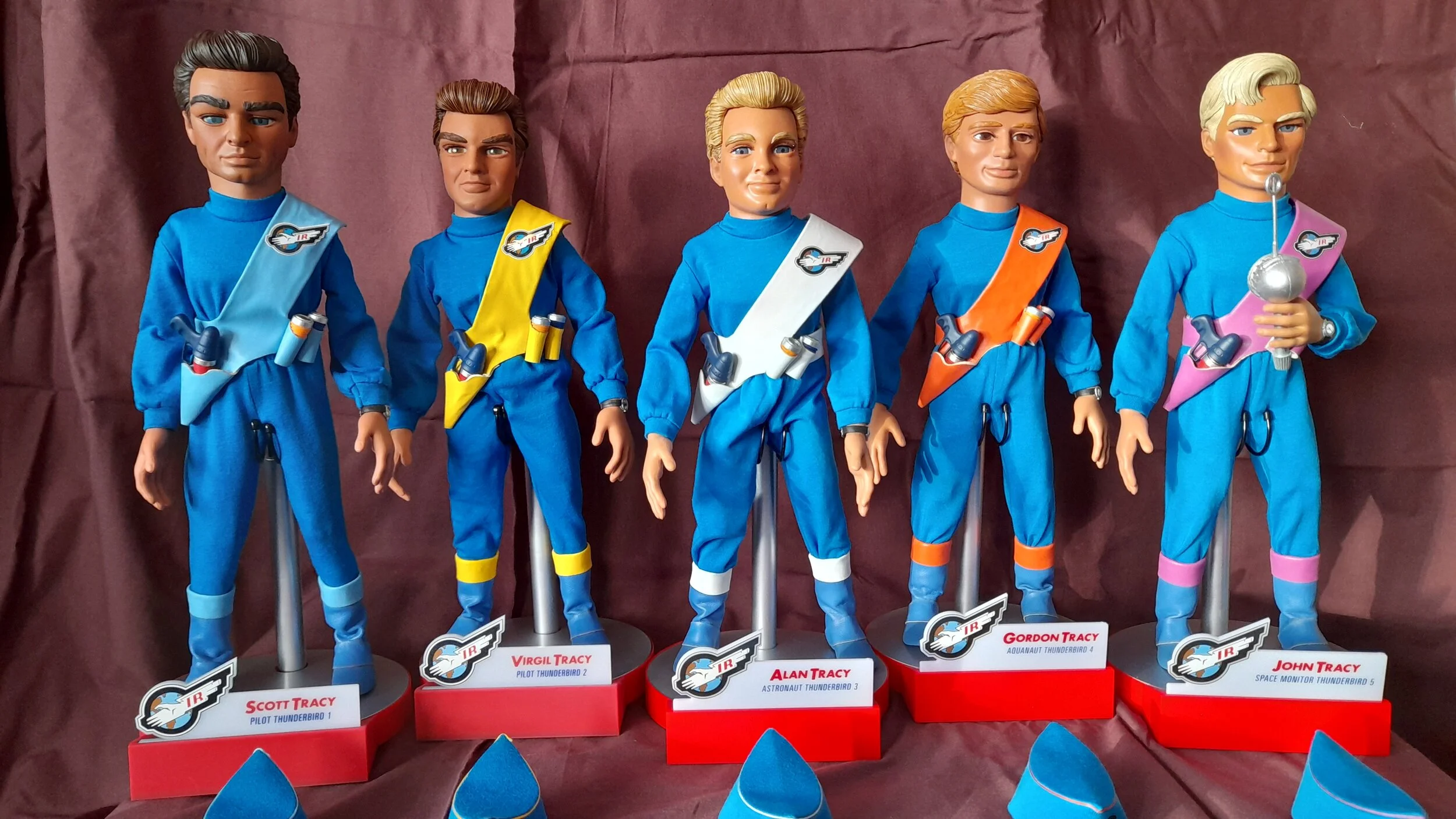 Thunderbirds Big Chief Studios Collectable Figures Complete Set