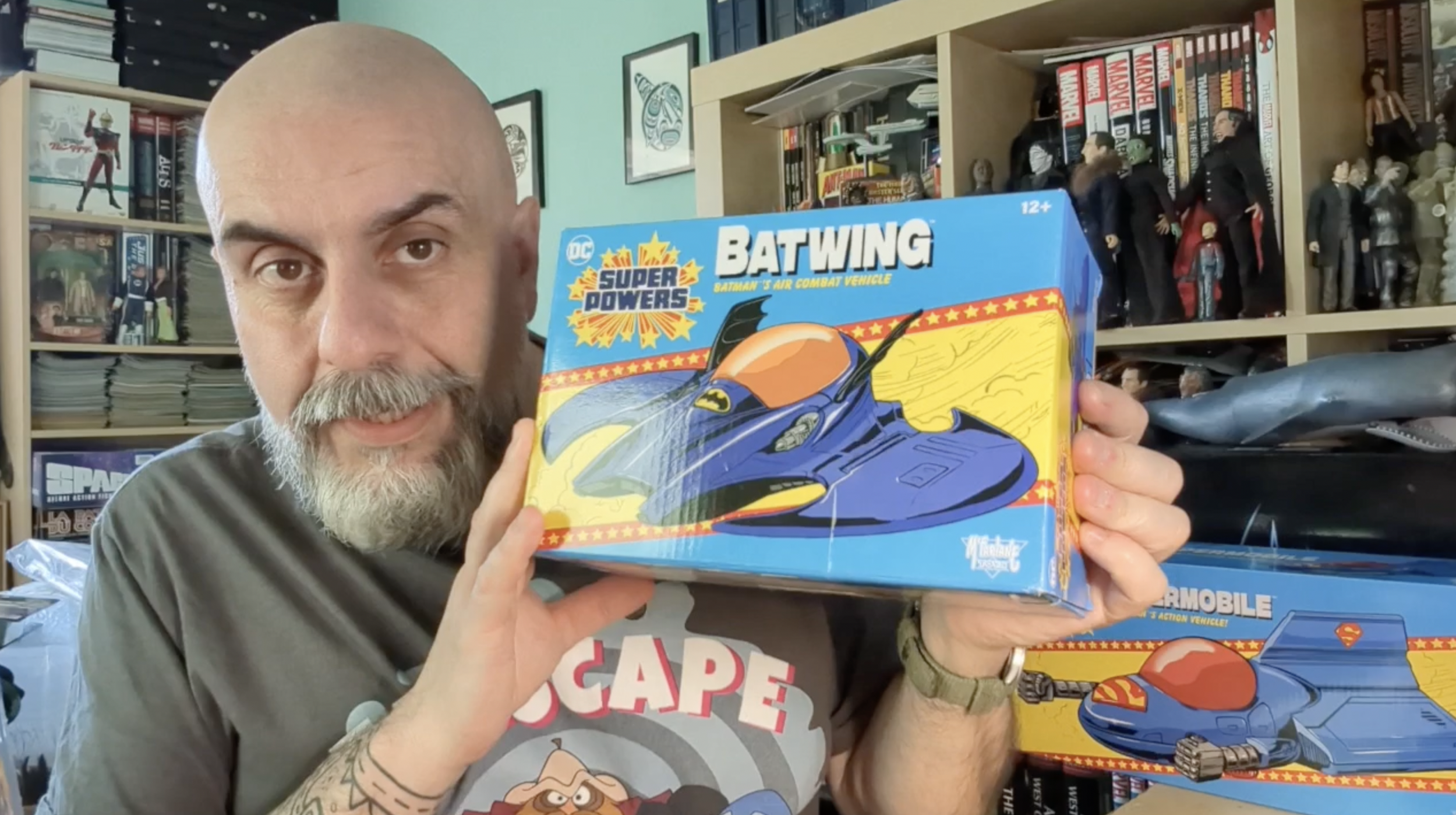 McFarlane Toys - Super Powers - Batwing and Supermobile Unboxing! + Wave 2! | Bruno's Boxes