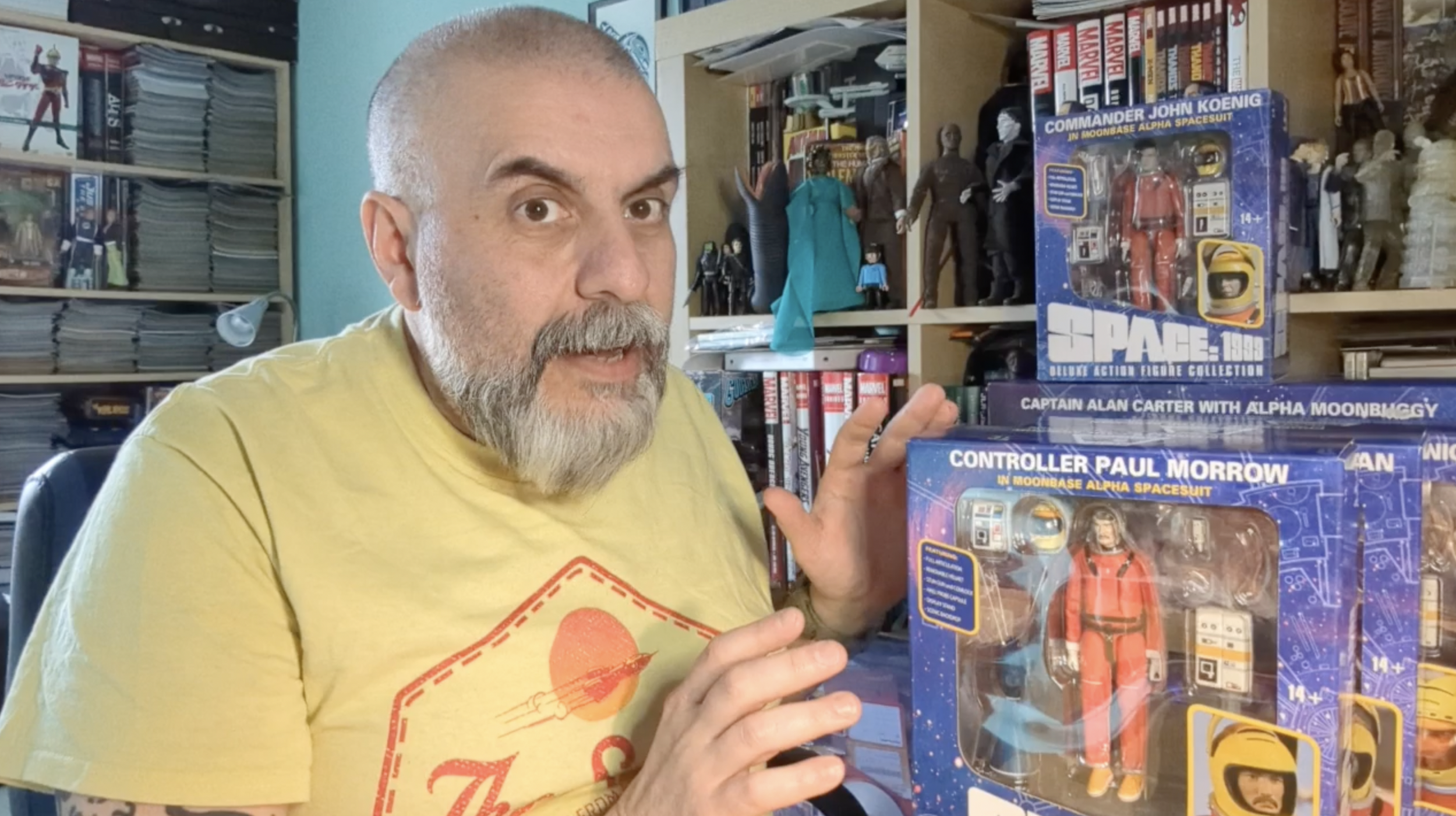 SPACE: 1999 - Koenig SE, Morrow and Bergman action figures Unboxing! | Bruno's Boxes