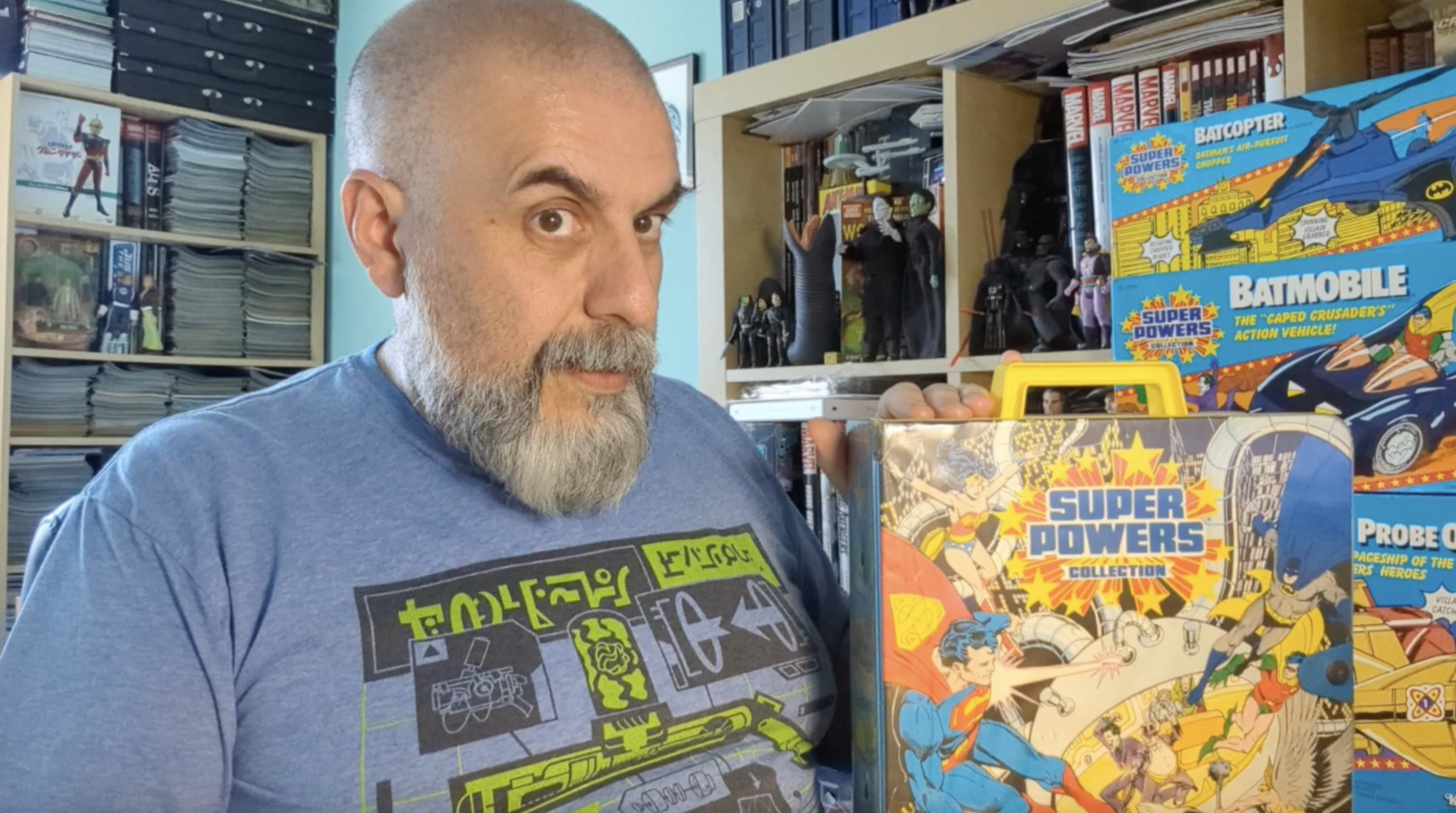 Vintage 80's DC Super Powers Carry Case and Wave 1 figures Retro Unboxing! | Bruno's Boxes