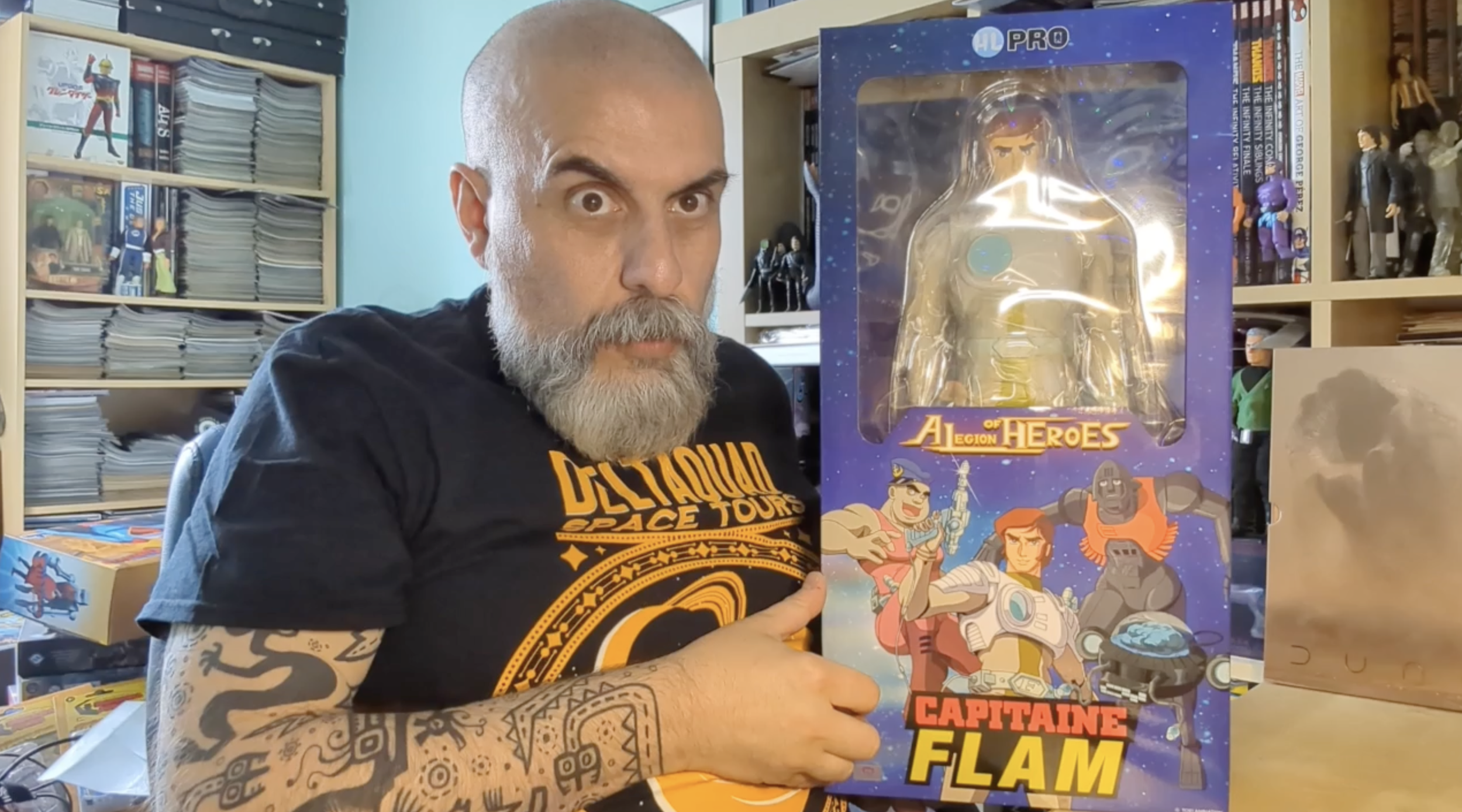 HL Pro - Captain Future/Capitaine Flam Vinyl Figures Unboxing! | Bruno's Boxes
