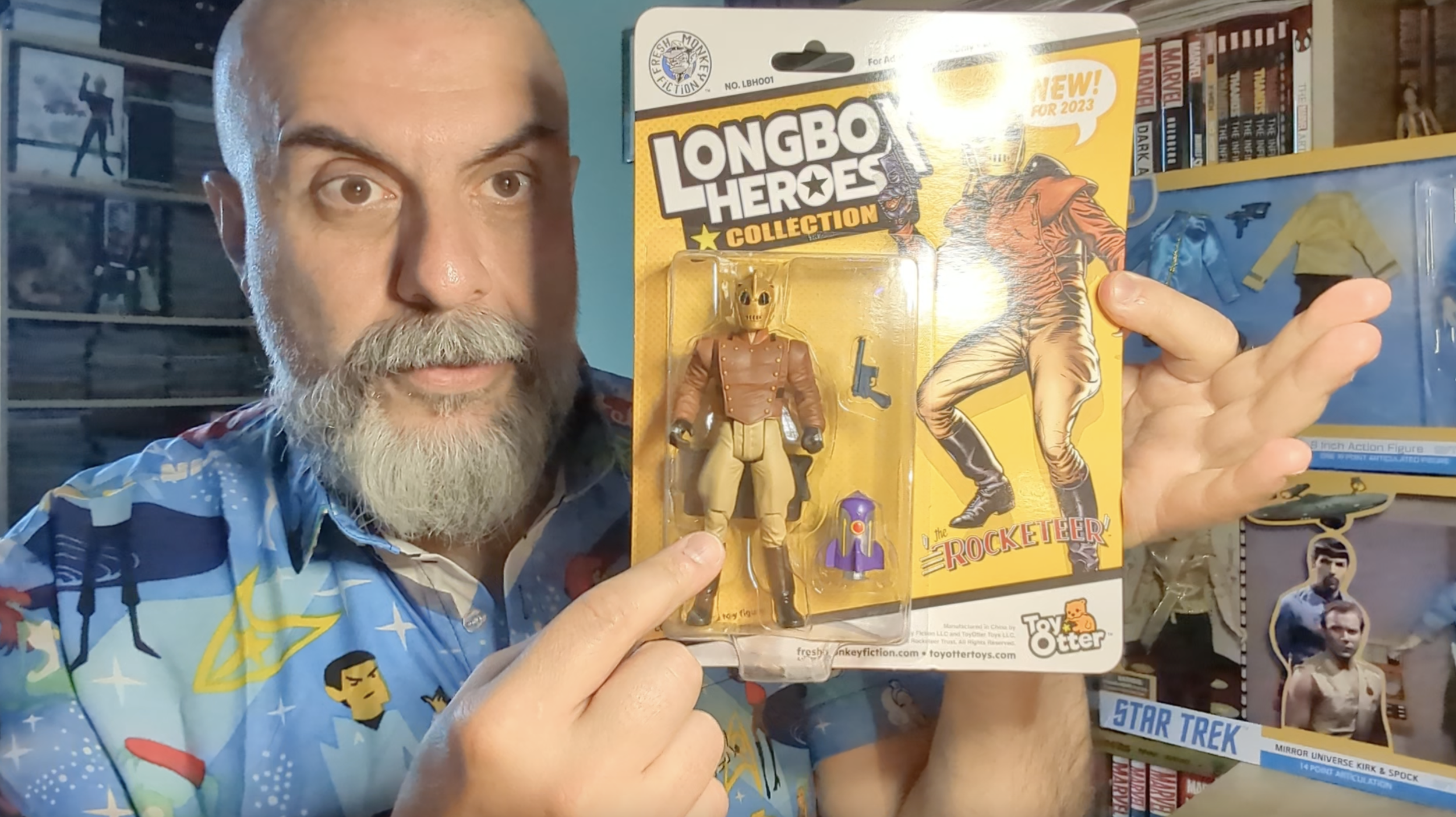Fresh Money Fiction - The Rocketeer - Action Figure Unboxing! | Bruno's Boxes