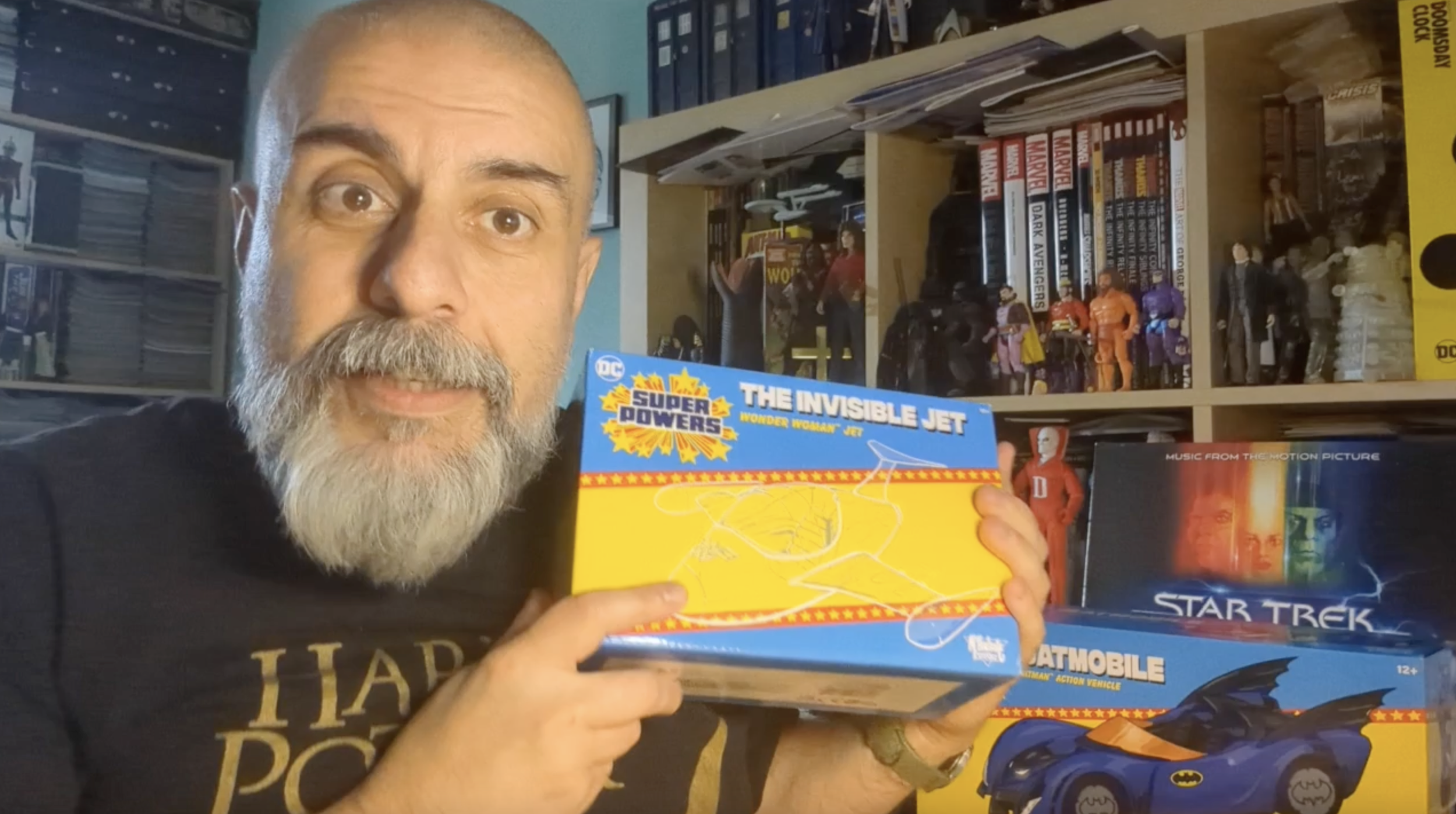 McFarlane Toys - DC Super Powers vehicles - Invisible Jet and Batmobile Unboxing! | Bruno's Boxes