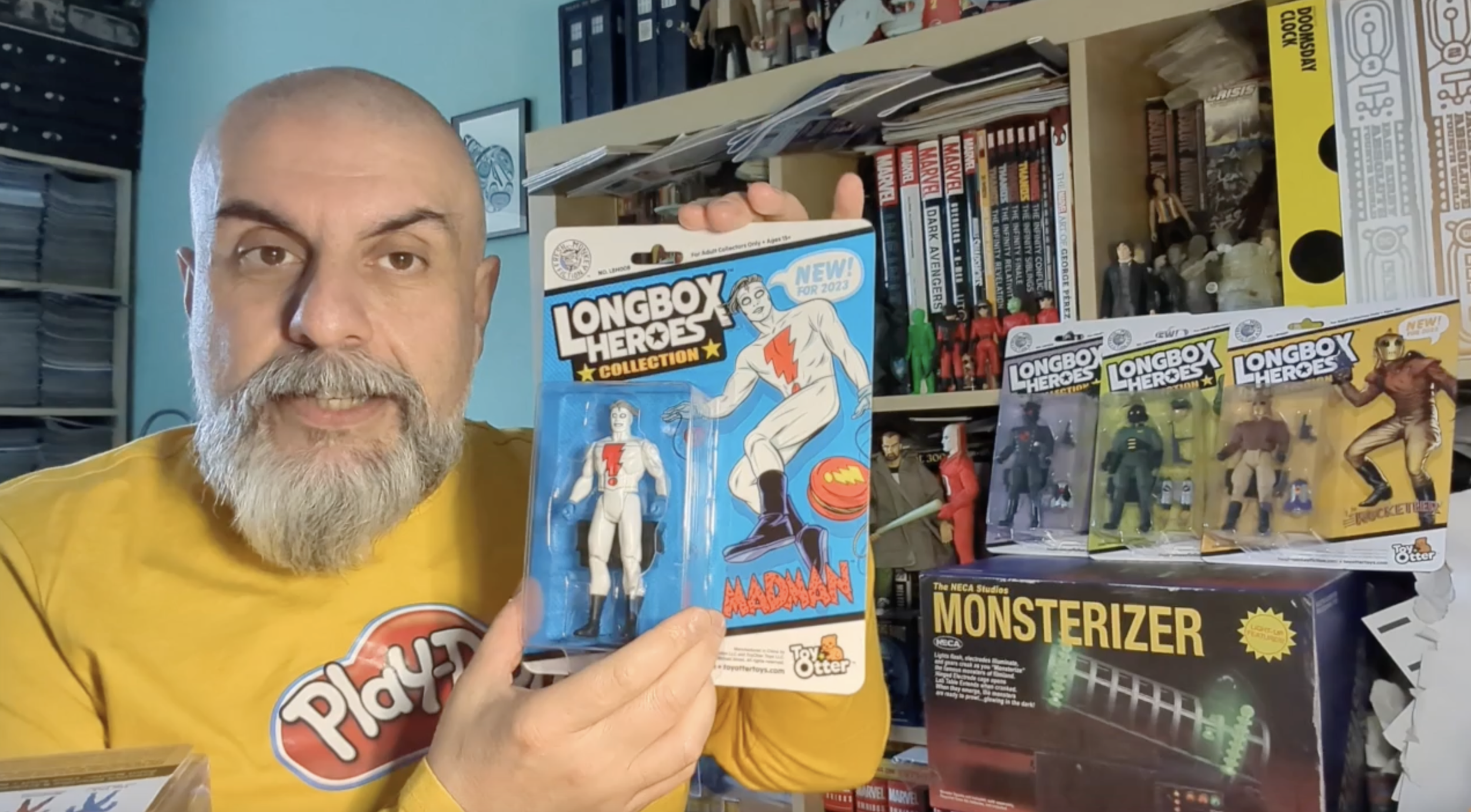 Fresh Monkey Fiction - Longbox Heroes Collection Wave 2 - Action Figure Unboxing! | Bruno's Boxes