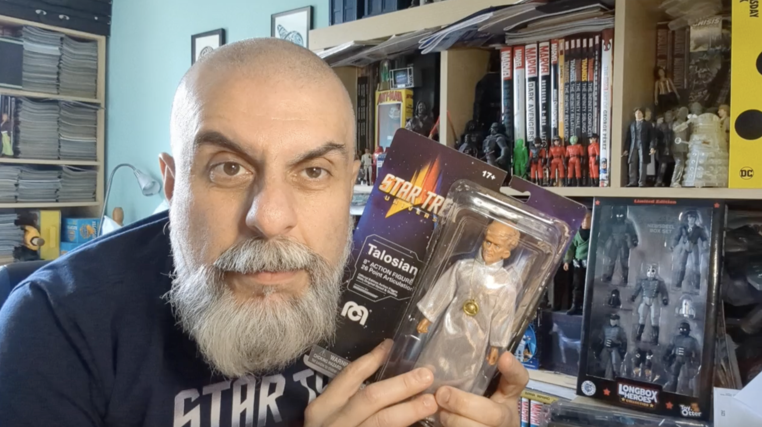 Mego - Star Trek (TOS) - Talosian &amp; Andorian Ambassador 8" figures Unboxing! | Bruno's Boxes