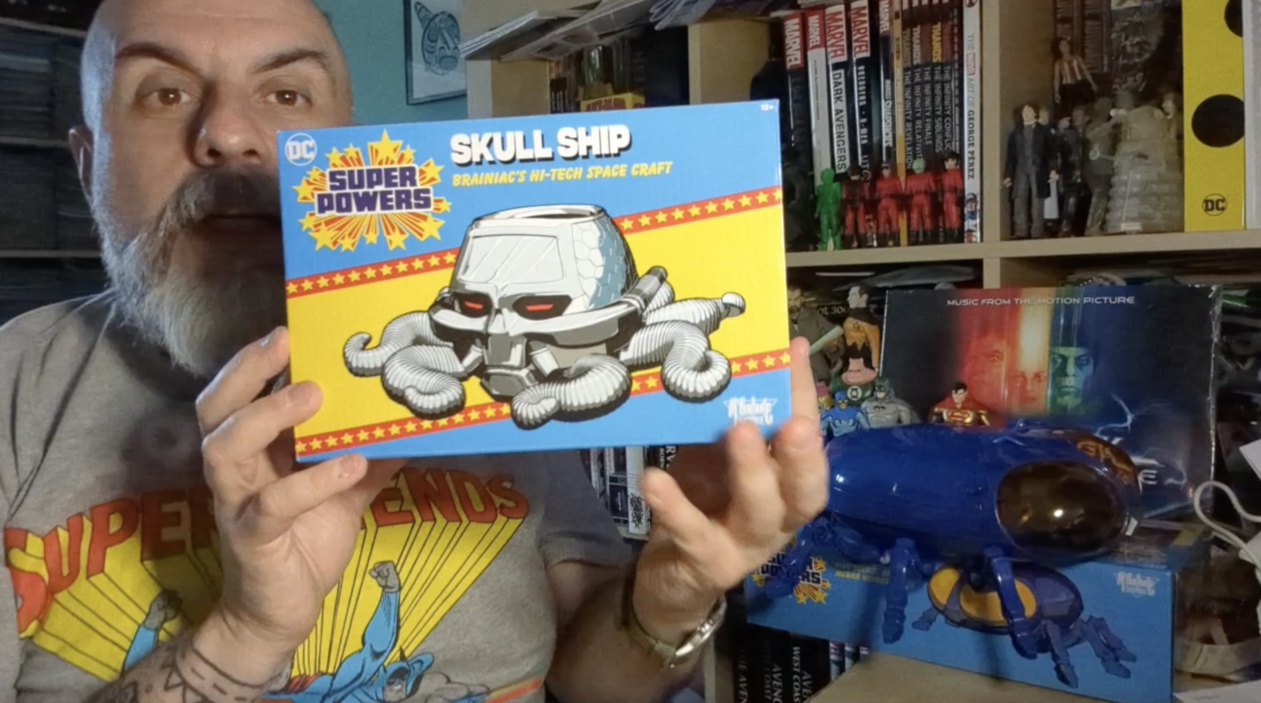 McFarlane Toys - DC Super Powers Wave 7 Part 2 - Brainiac's Skull Ship Unboxing | Bruno's Boxes