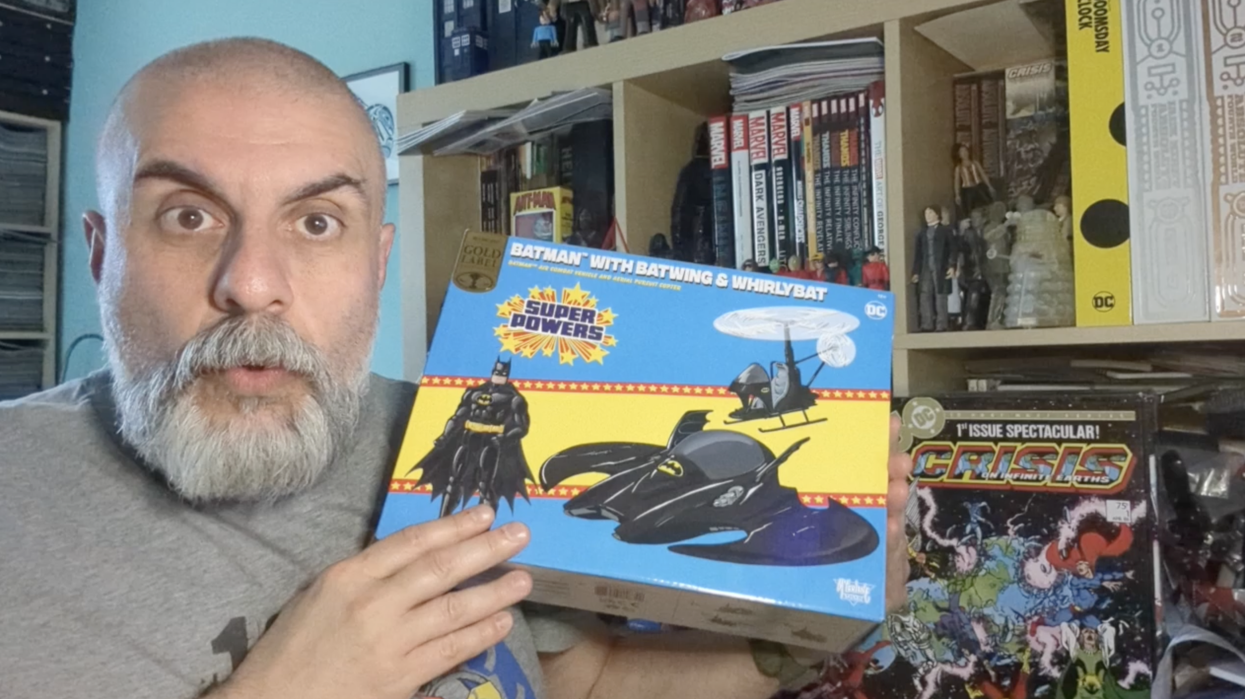 McFarlane Toys - DC Super Powers - Batman with Batwing &amp; Whirlybat (Gold Label) | Bruno's Boxes