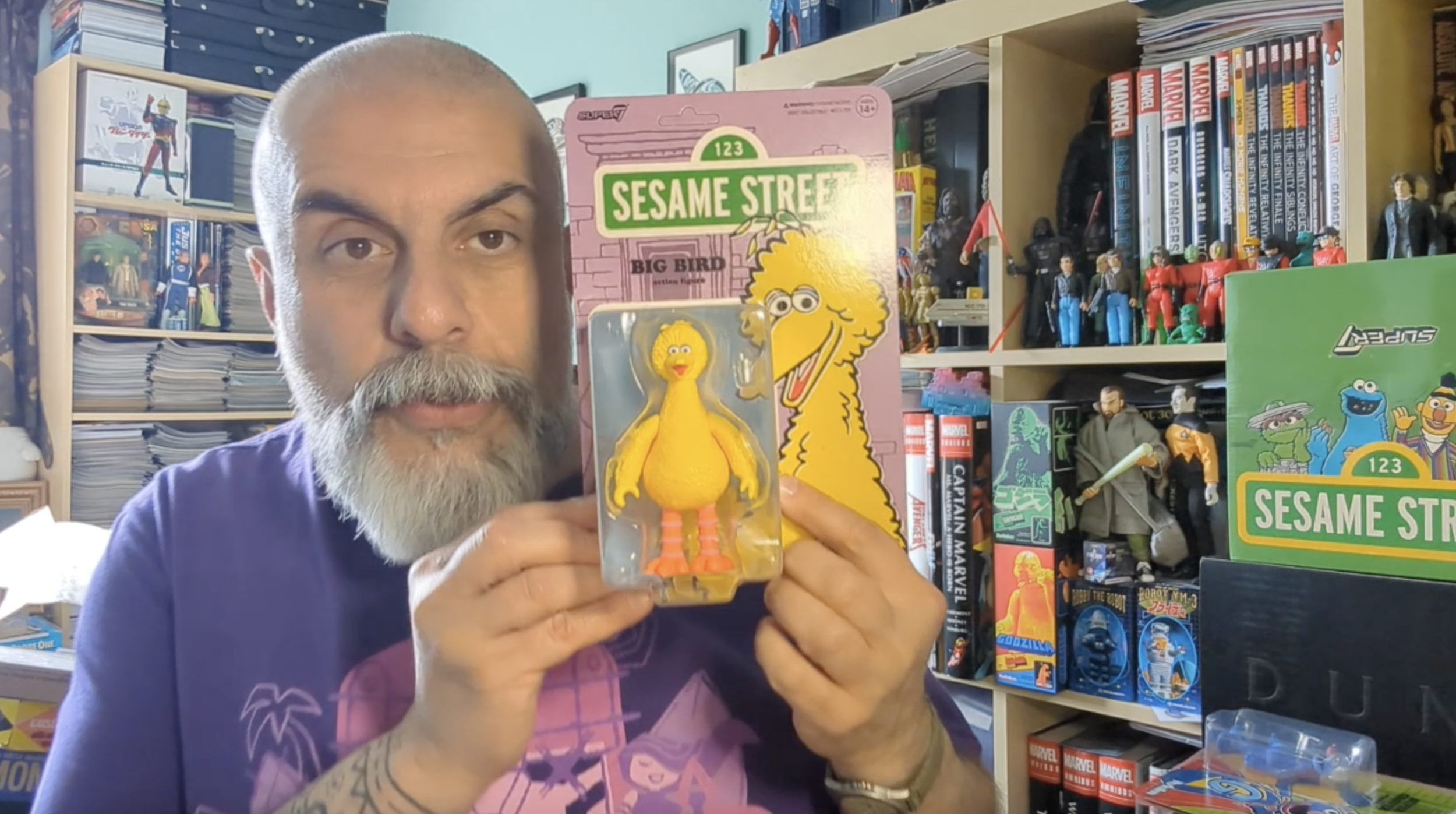 Super7 Reaction - Sesame Street figures Wave 3 &amp; Blind Boxes Wave 1 - Unboxing! | Bruno's Boxes