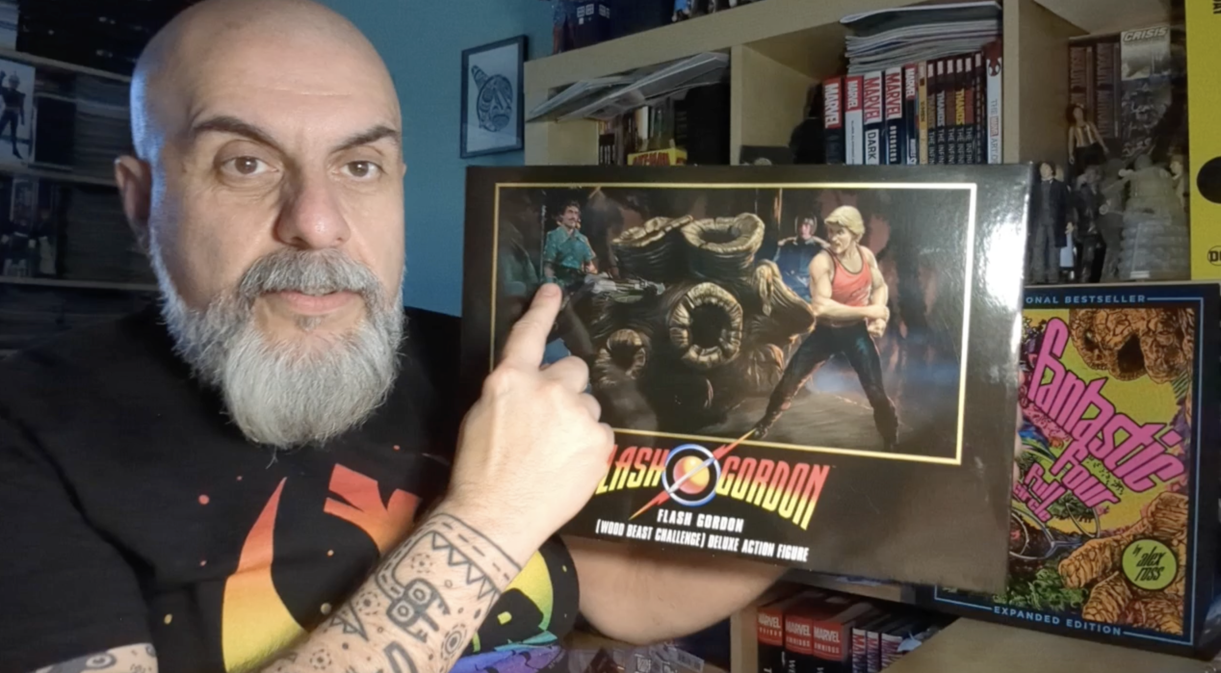 NECA - Flash Gordon - SDCC Exclusive Wood Beast Challenge Deluxe Figure Unboxing! | Bruno's Boxes