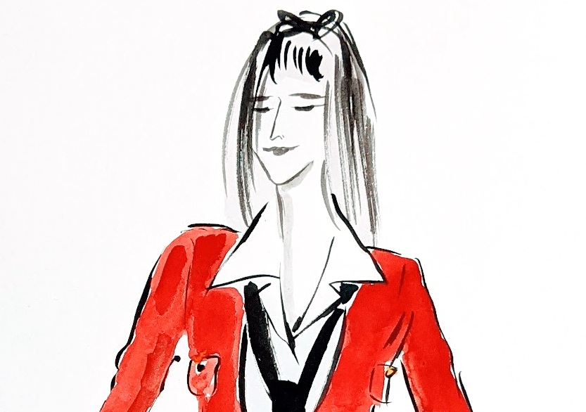 Red jacket