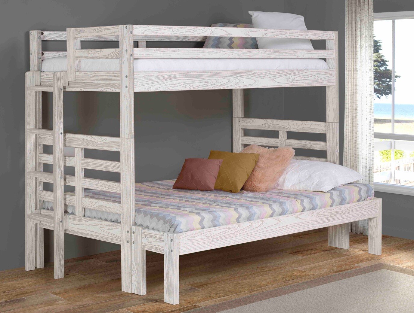 Platform Bedcottage Solid Wood Bunk Bed, Birch Wood Bunk Beds