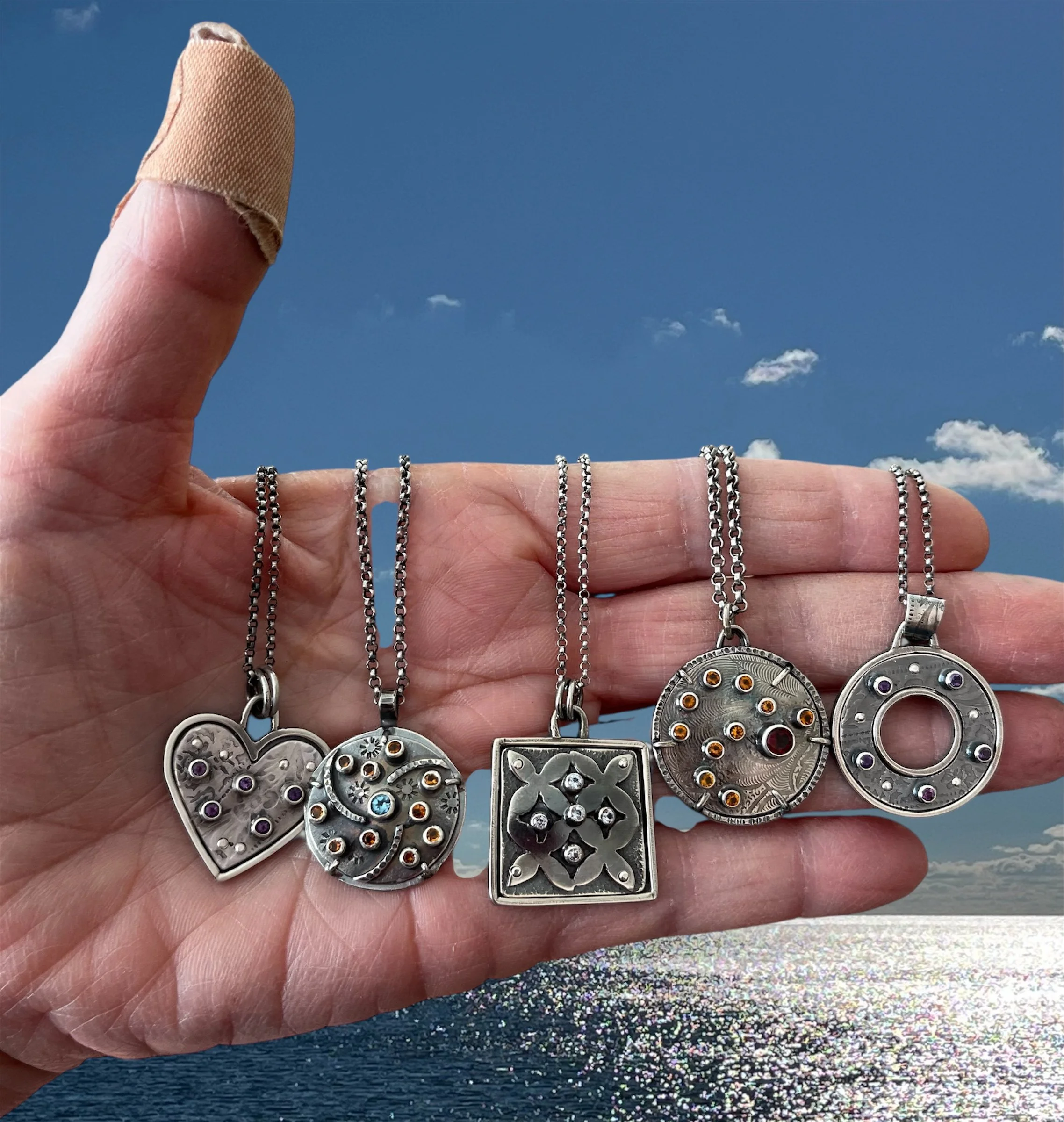 necklaces at Creative Metalsmith