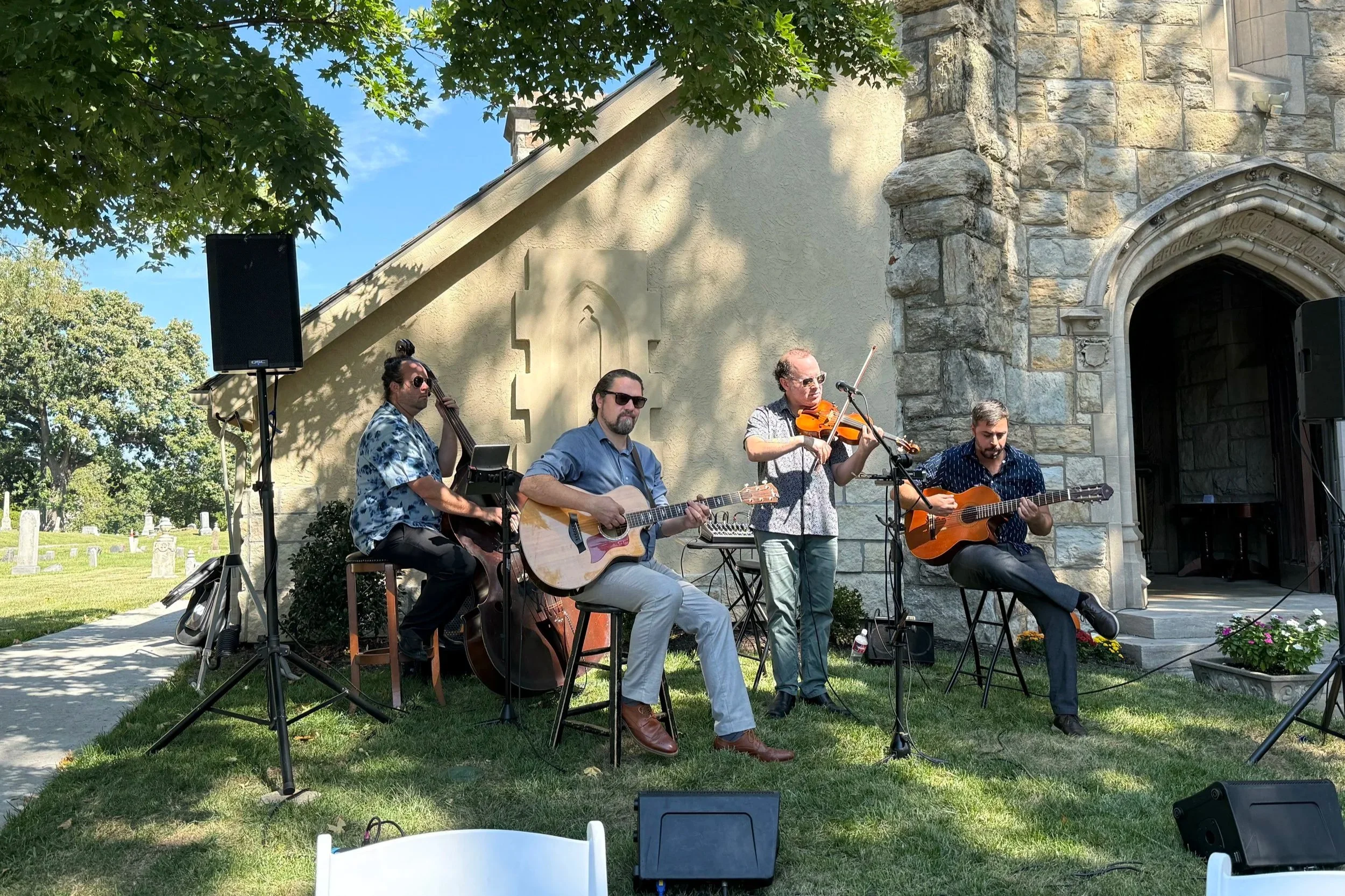 Hot Club KC - at Elmwood Cemetery