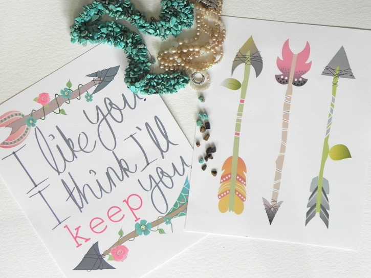 Blog Post: Free Arrow Home Decor Printables Image Source: From Kayla