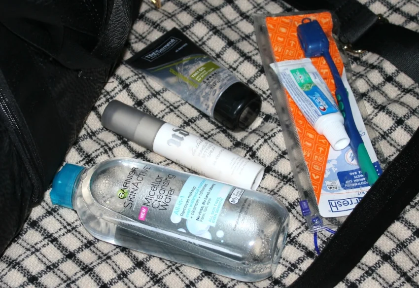 A few items you should take with you instead of leaving home. Limit specialty toiletries that you can't live without to no more than three. 
