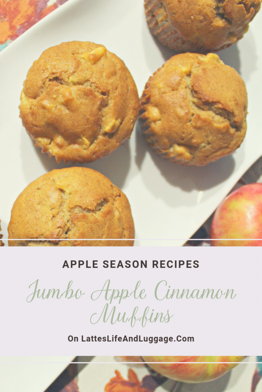 National Apple Day! Jumbo Apple Cinnamon Muffins Apple Season Recipes